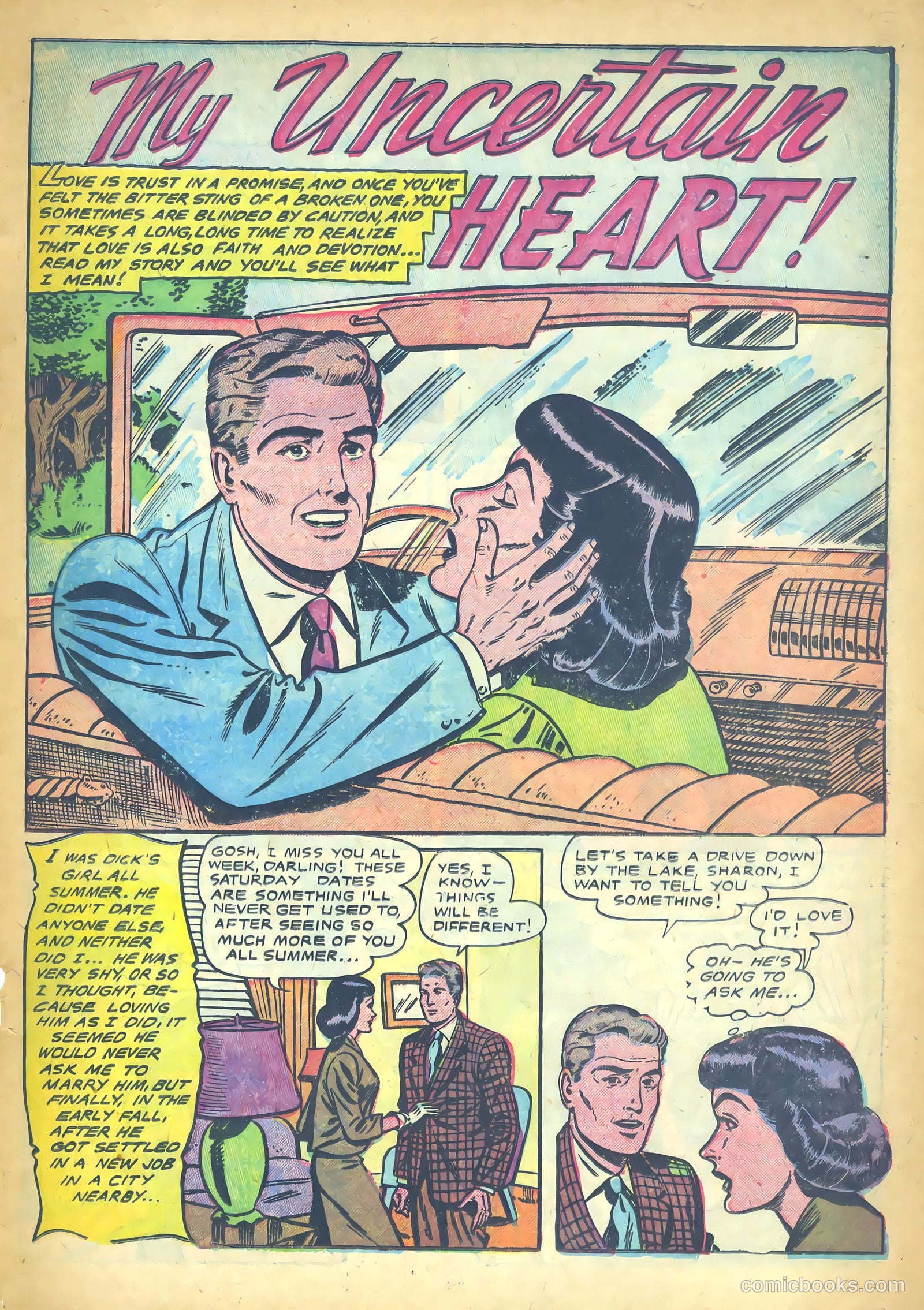 All True Romance #29 (1956) — page 19 of 36