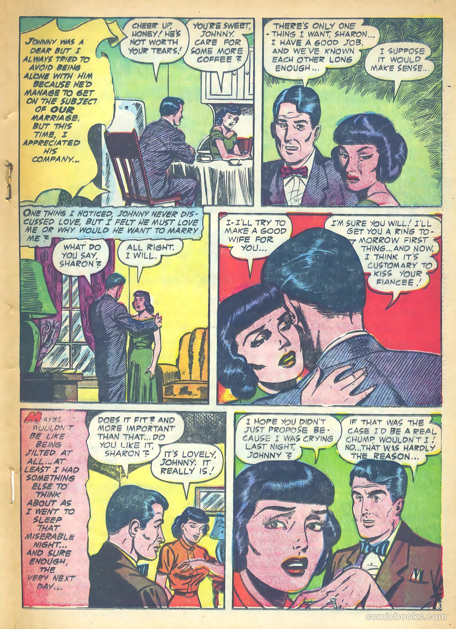All True Romance #29 (1956) — page 21 of 36