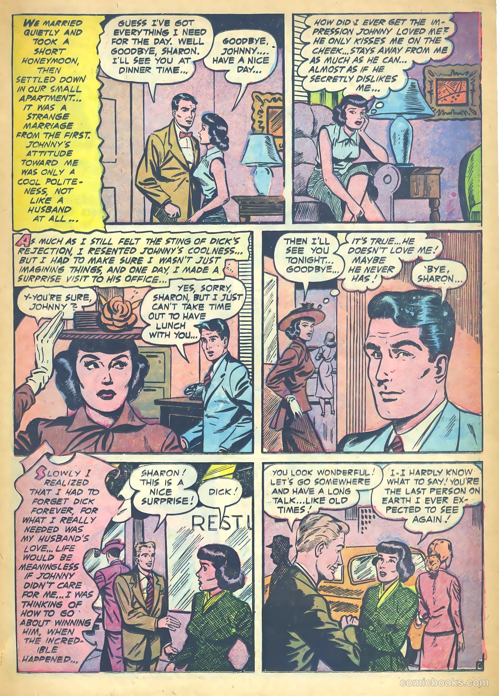 All True Romance #29 (1956) — page 23 of 36