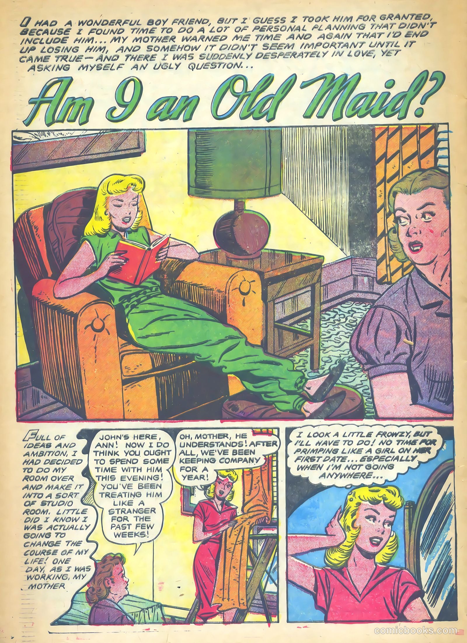 All True Romance #29 (1956) — page 28 of 36