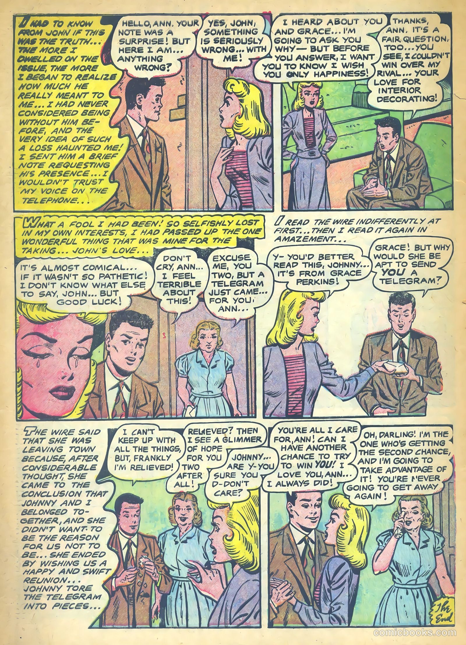 All True Romance #29 (1956) — page 34 of 36