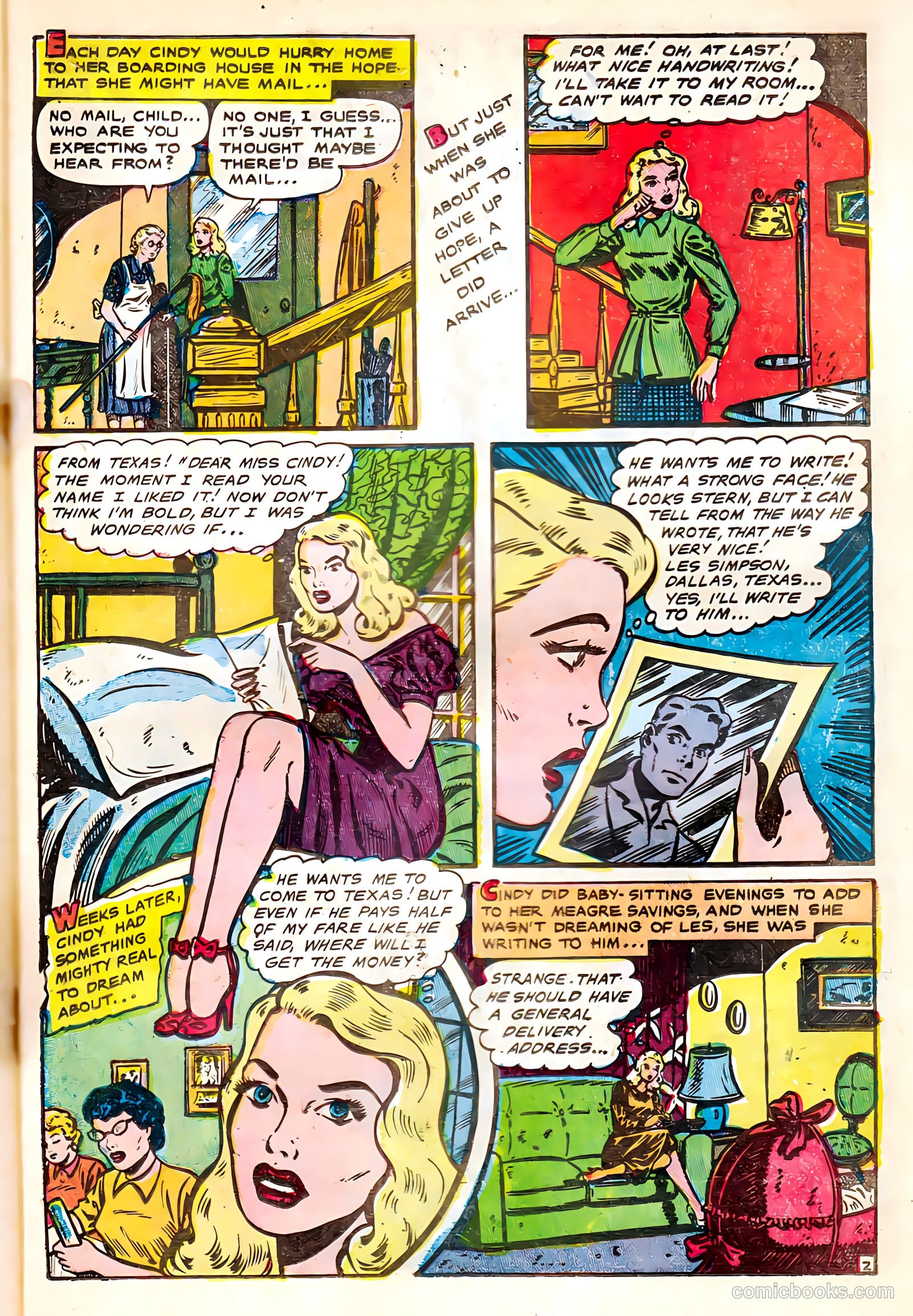 All True Romance #3 (1951) — page 21 of 36