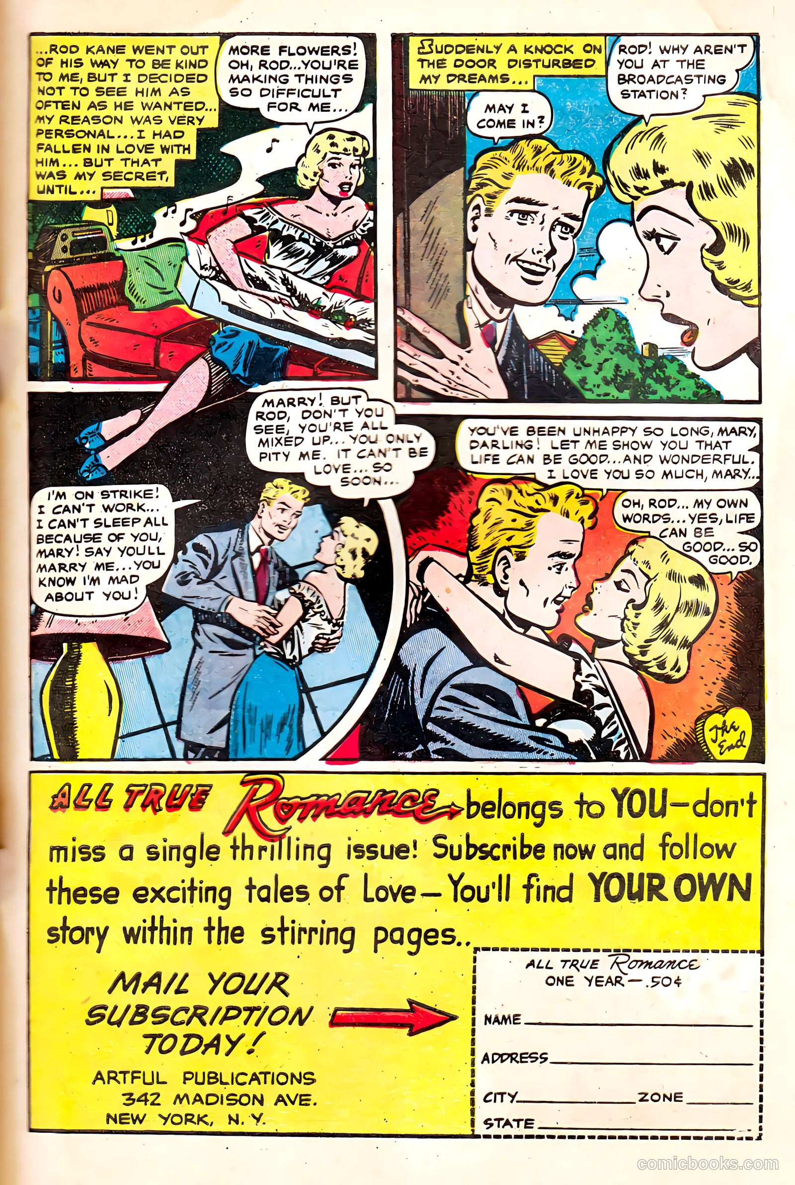 All True Romance #3 (1951) — page 33 of 36