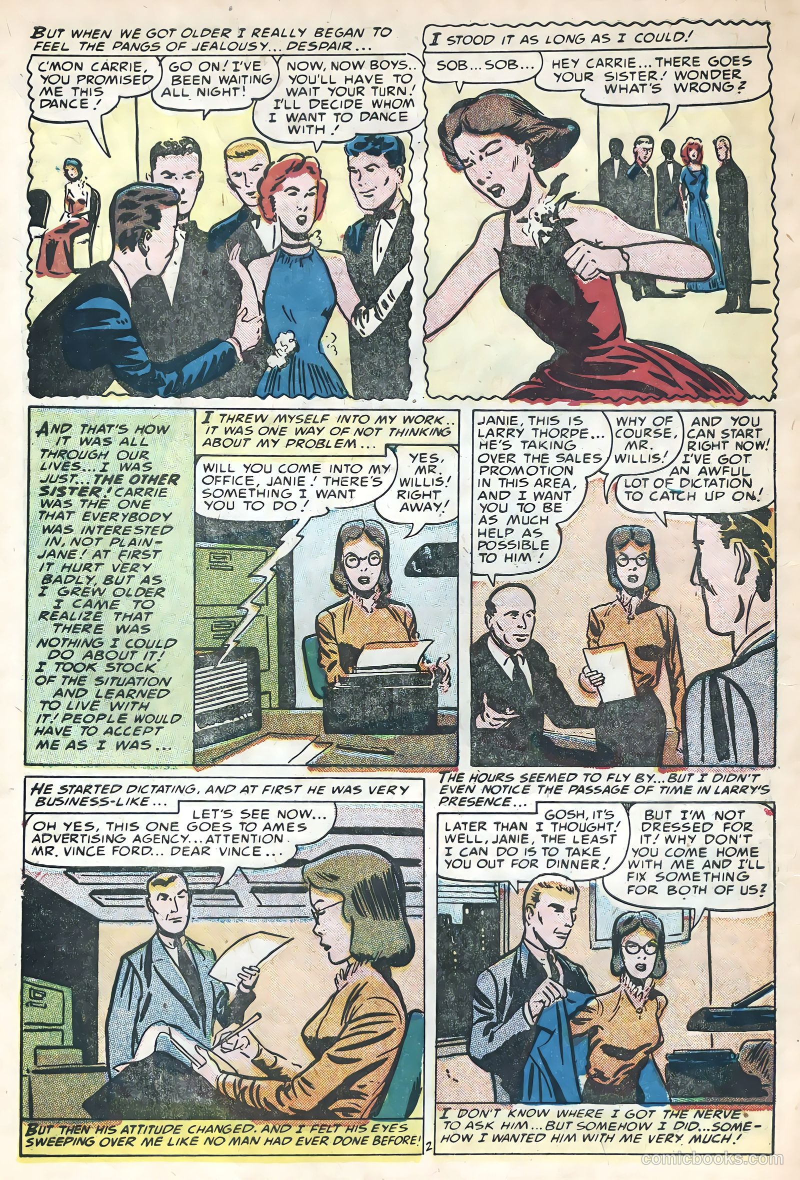 All True Romance #30 (1957) — page 4 of 36