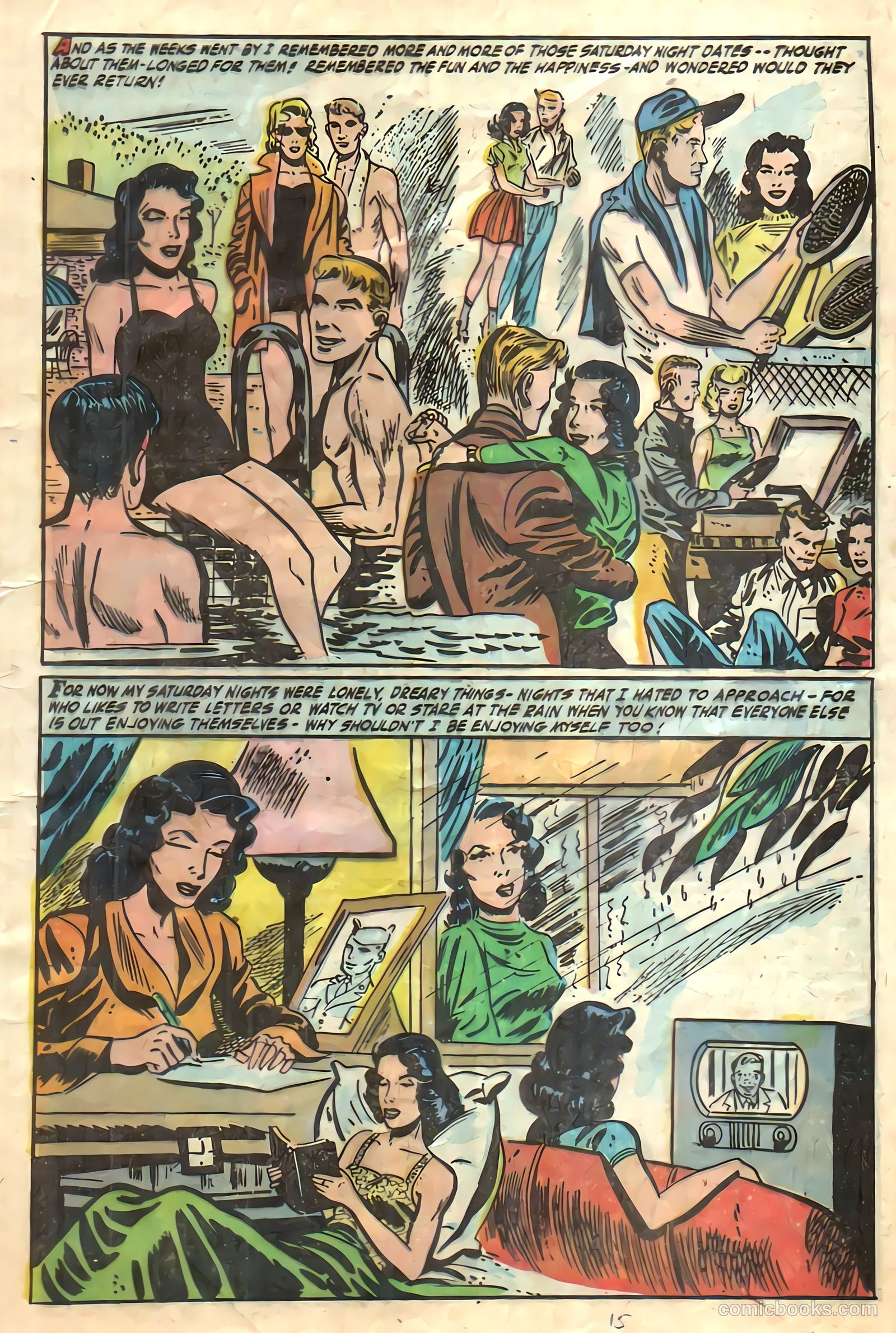 All True Romance #33 (1958) — page 15 of 36