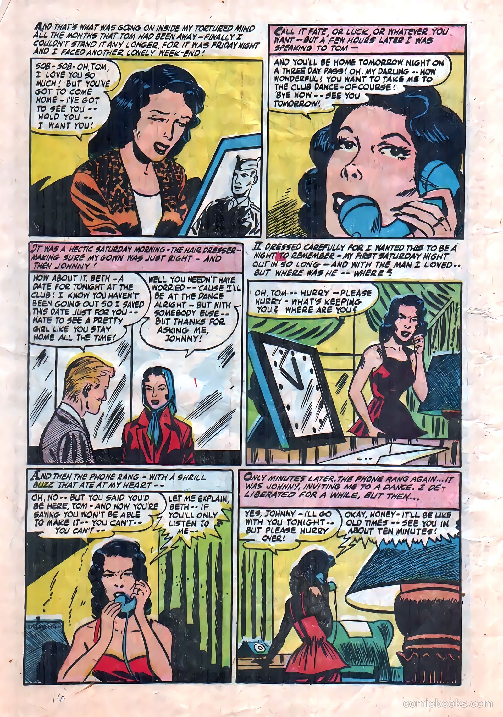 All True Romance #33 (1958) — page 16 of 36