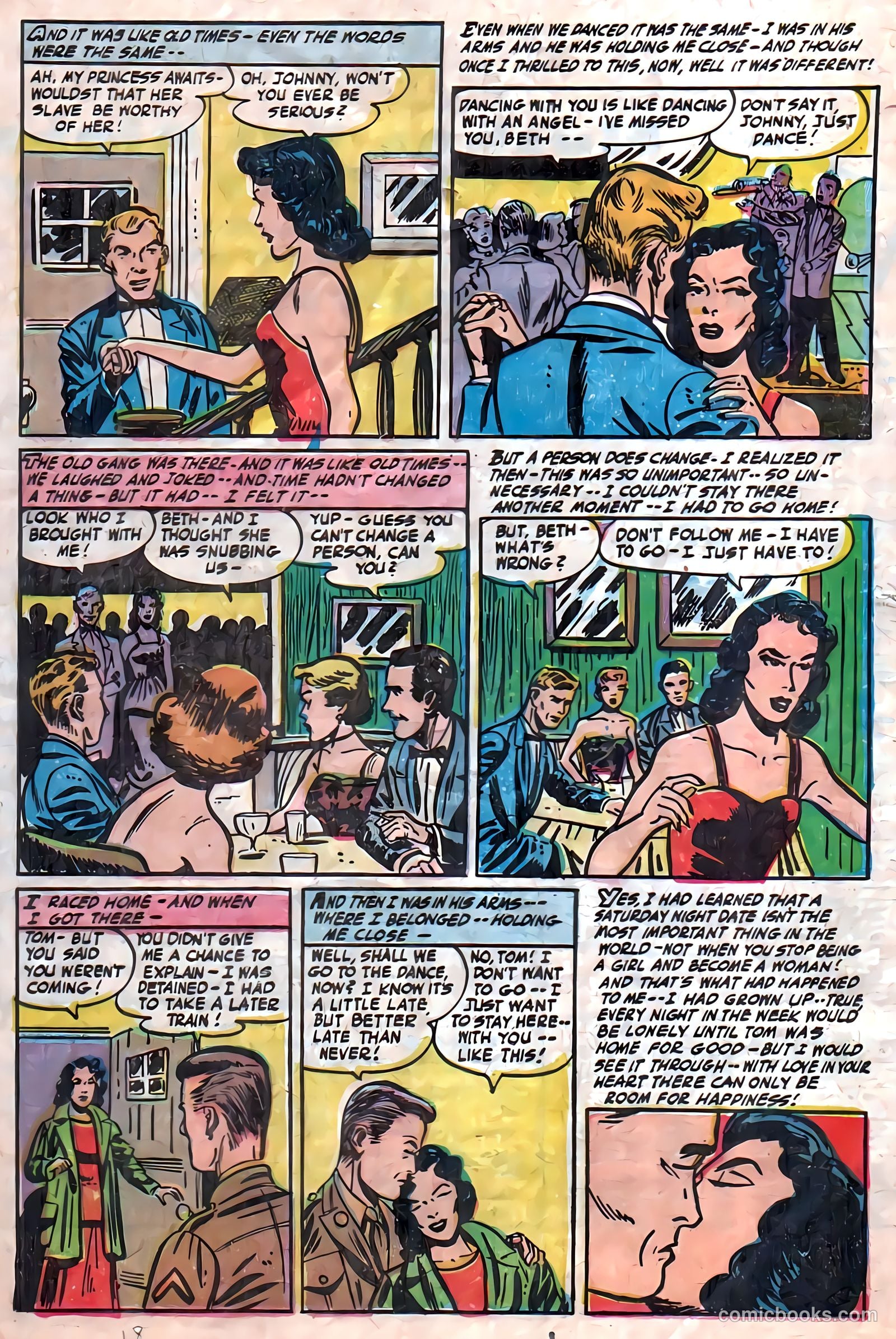 All True Romance #33 (1958) — page 18 of 36