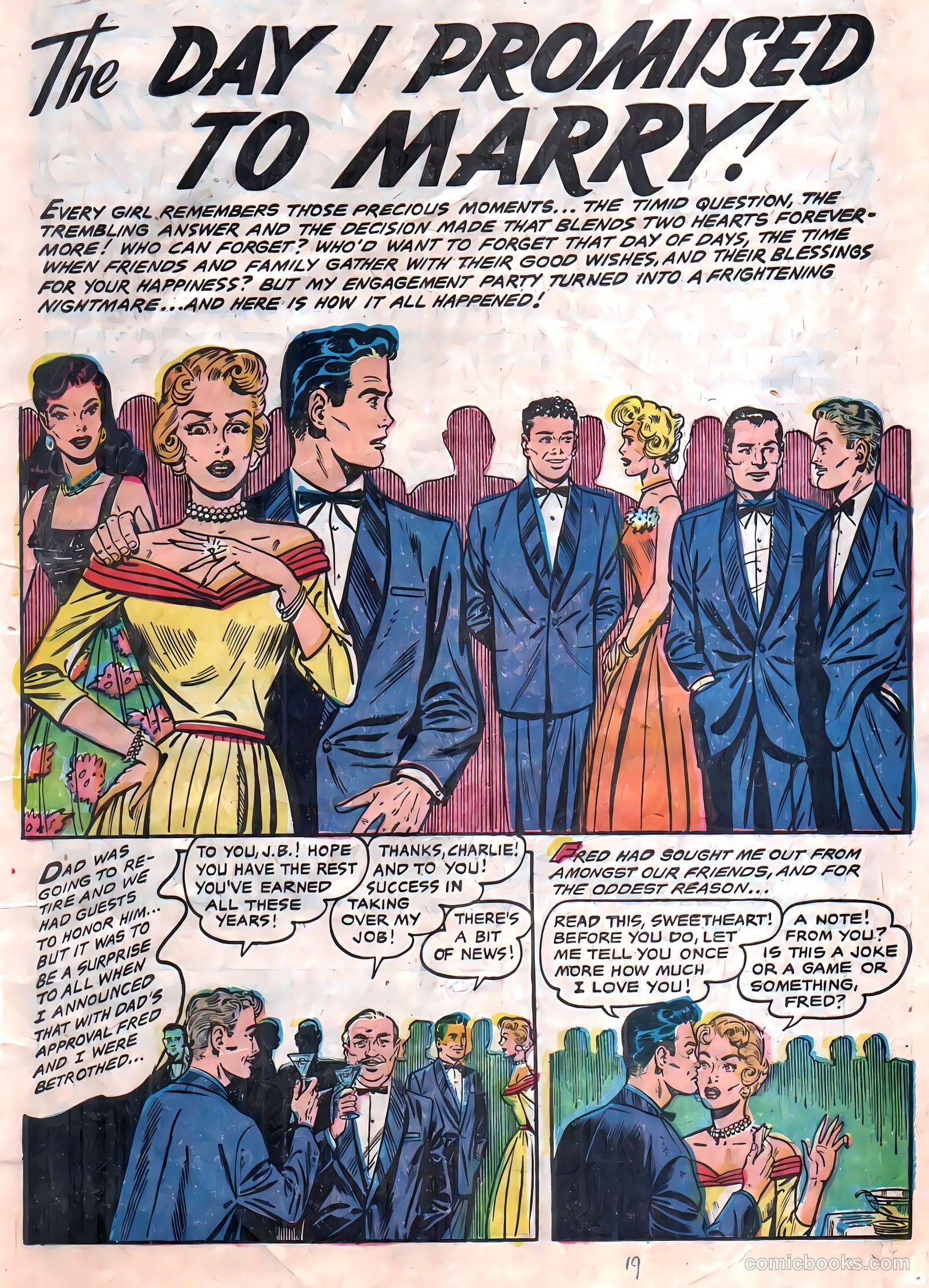 All True Romance #33 (1958) — page 19 of 36
