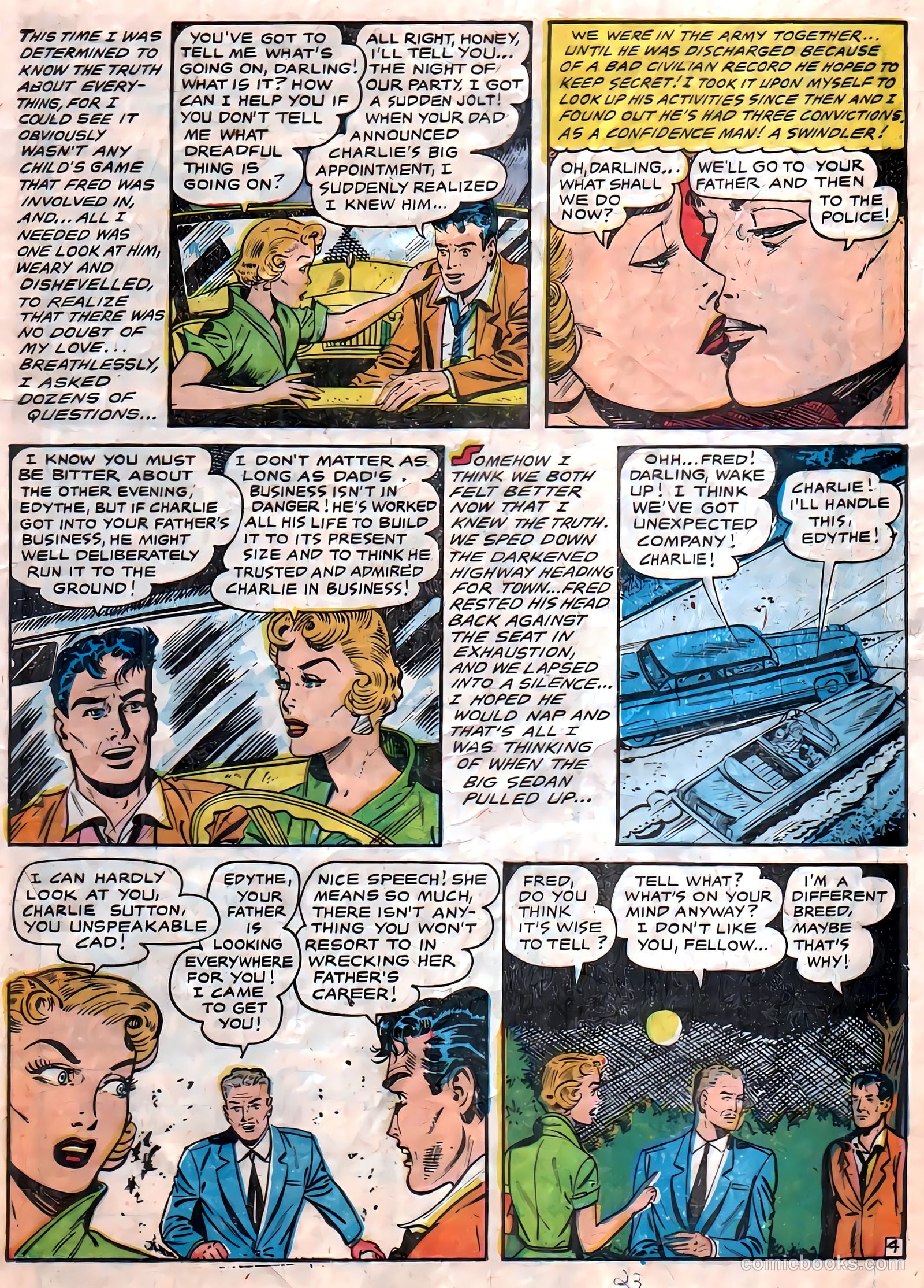 All True Romance #33 (1958) — page 23 of 36