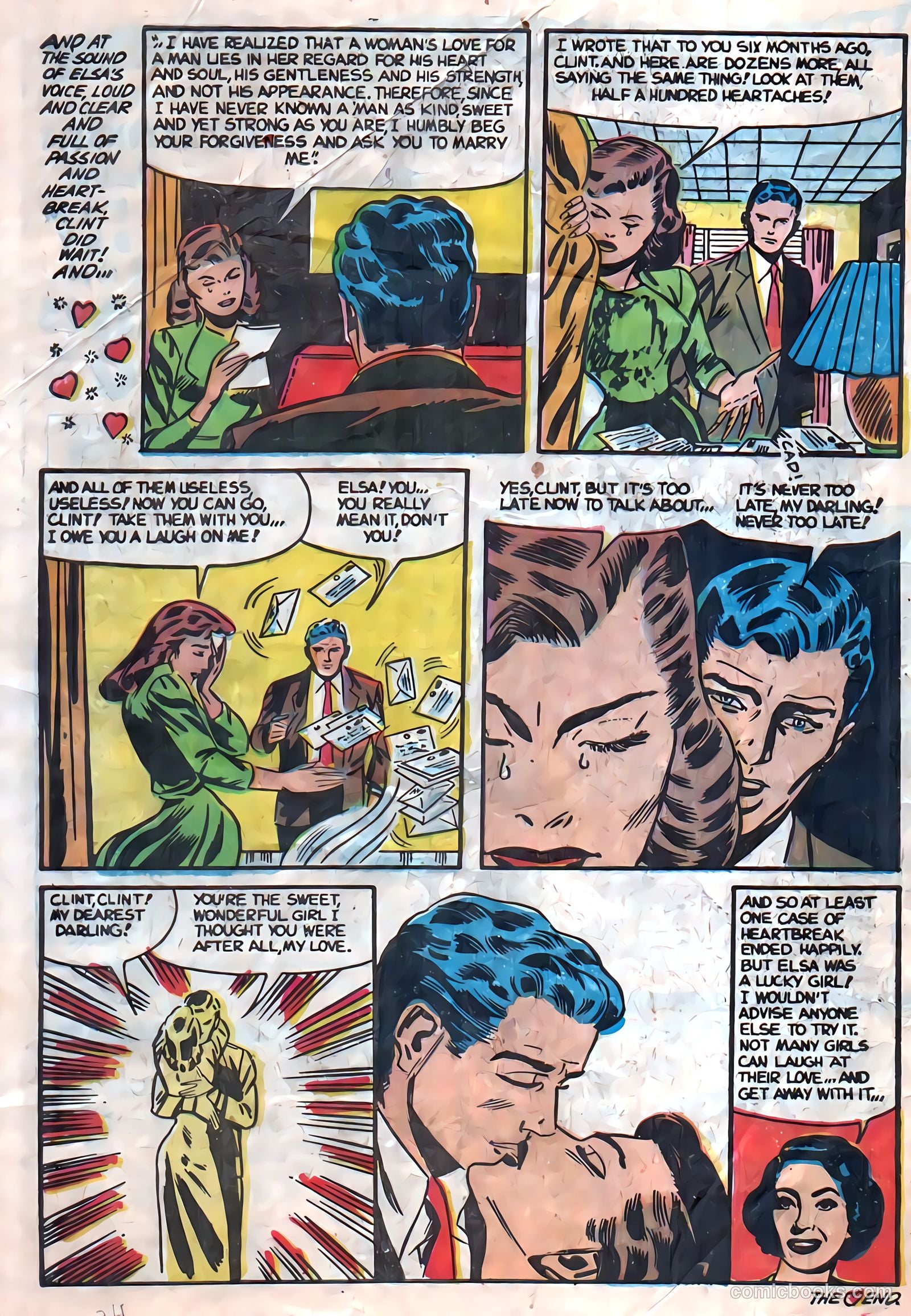 All True Romance #33 (1958) — page 34 of 36