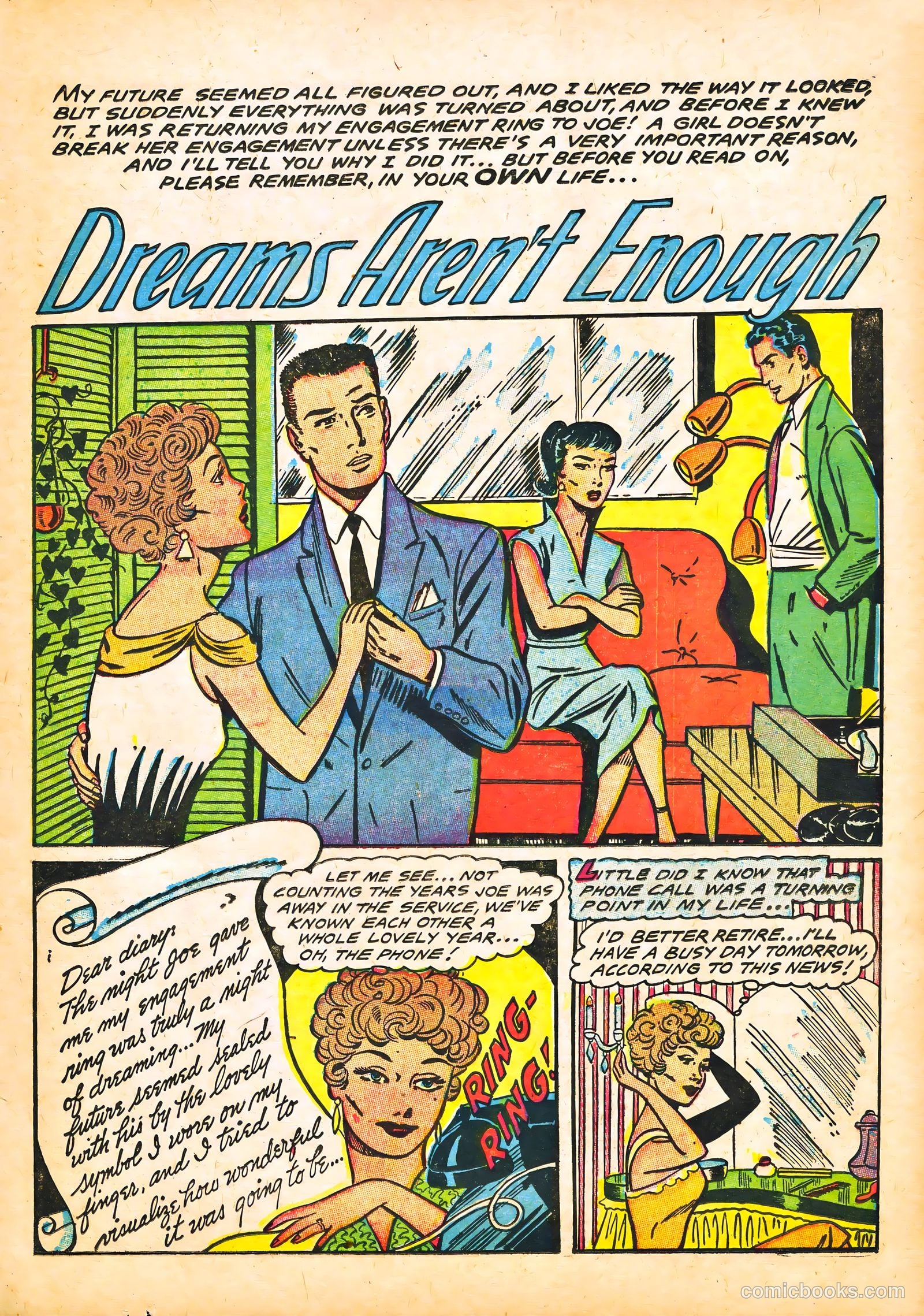 All True Romance #34 (1958) — page 19 of 36