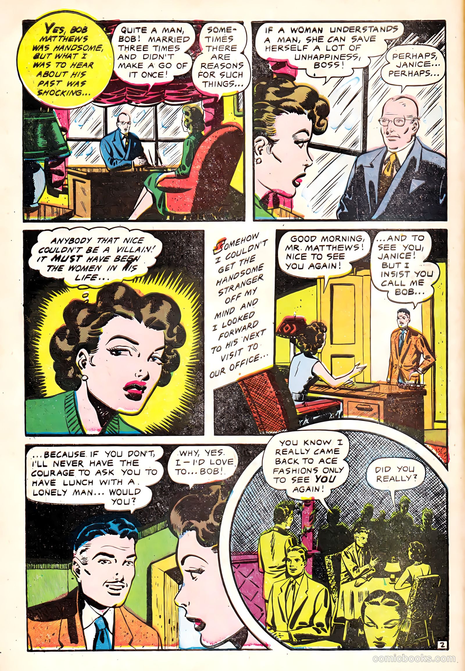 All True Romance #7 (1952) — page 4 of 36