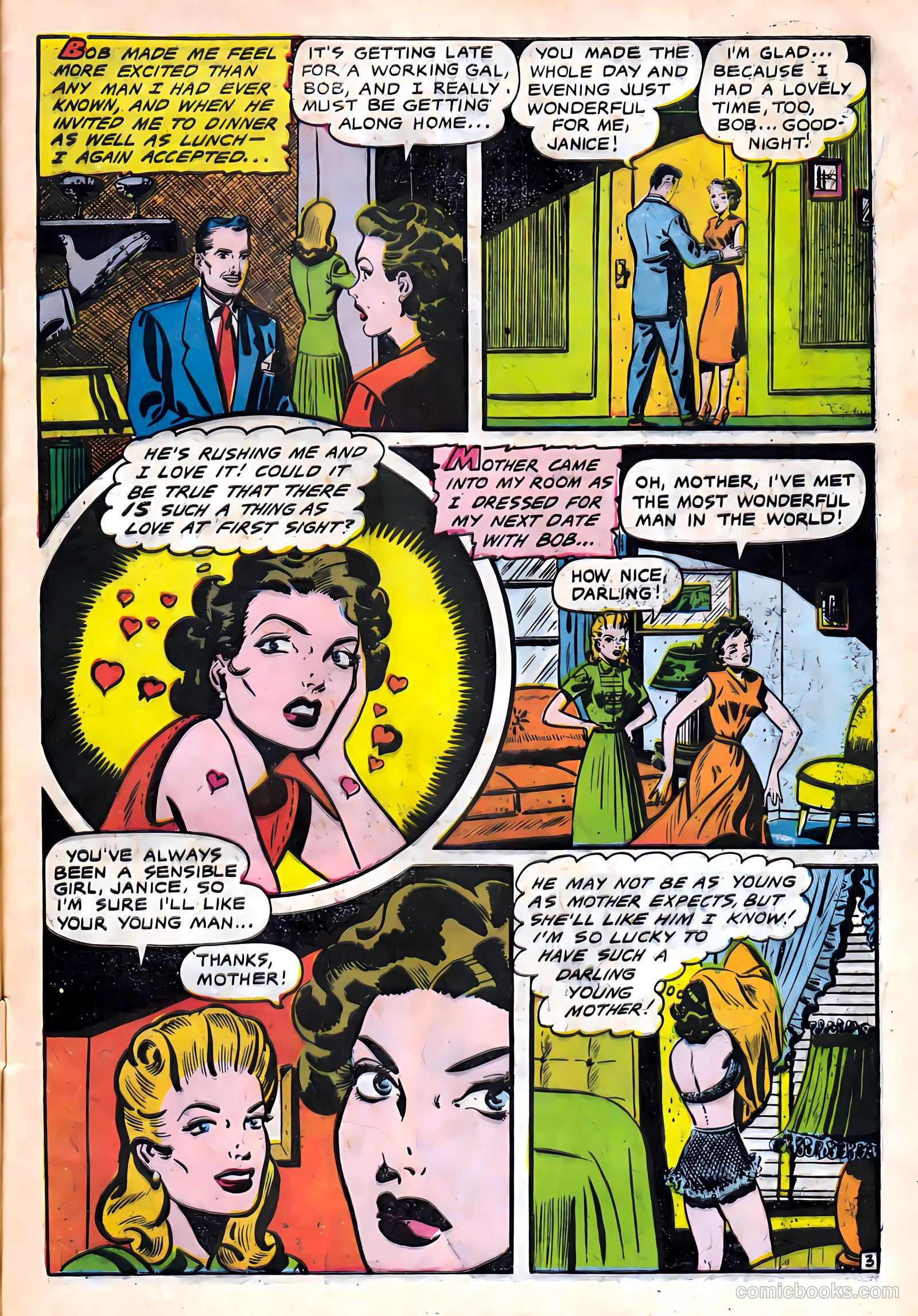 All True Romance #7 (1952) — page 5 of 36