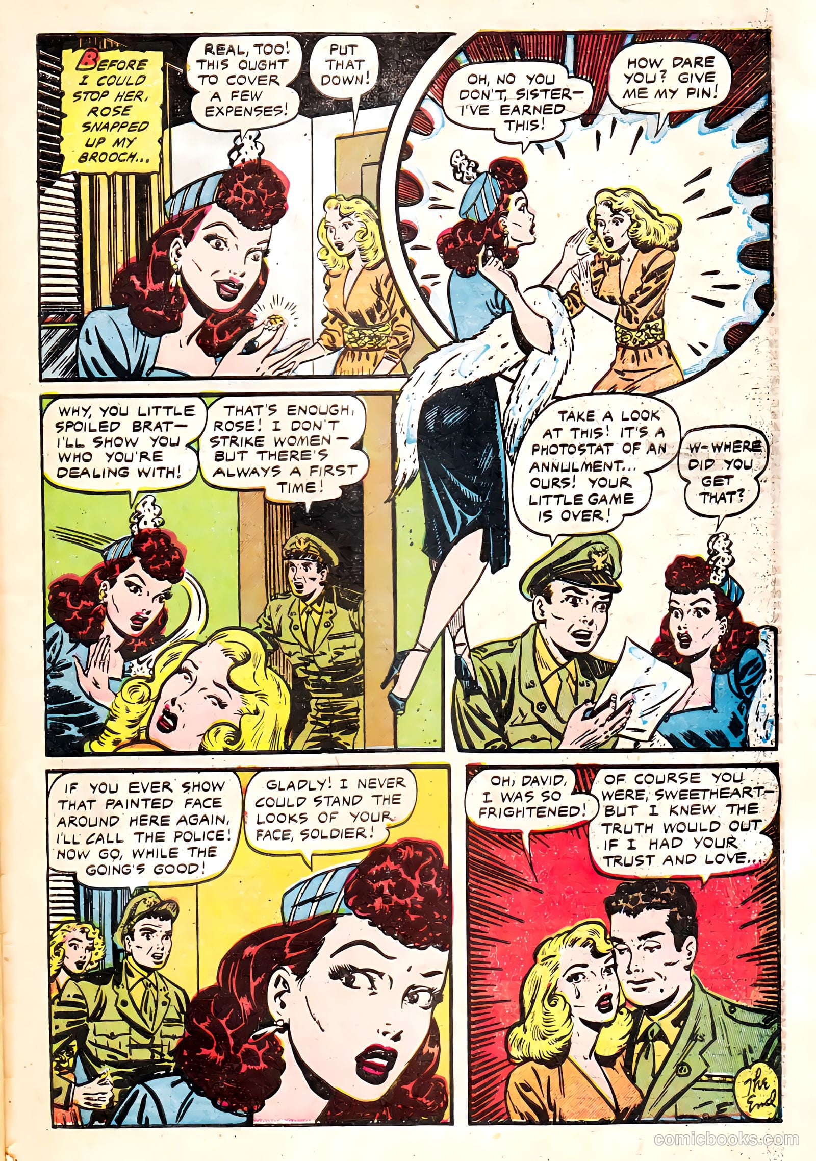 All True Romance #7 (1952) — page 33 of 36