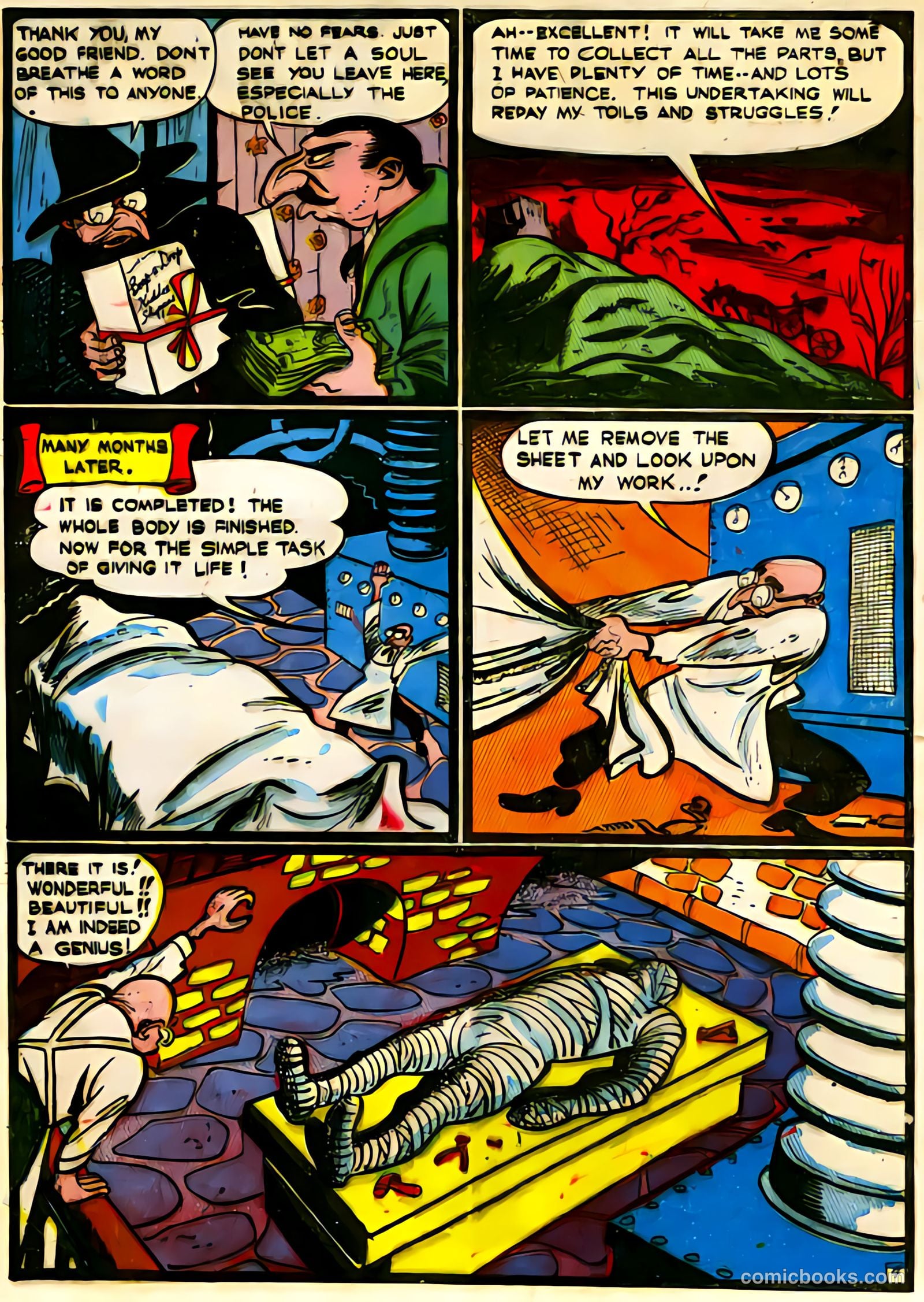 Frankenstein #1 (1945) — page 5 of 44