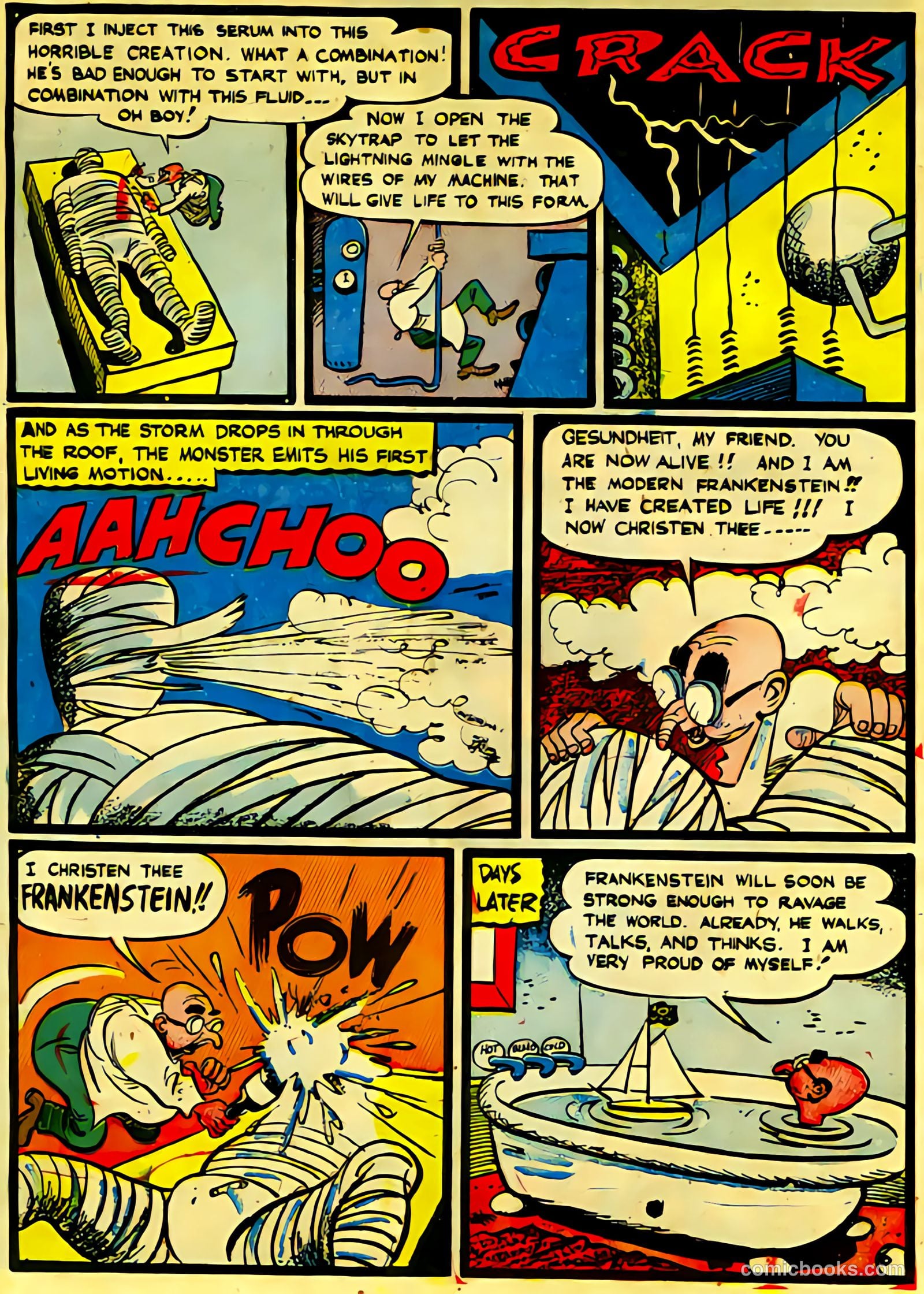 Frankenstein #1 (1945) — page 7 of 44
