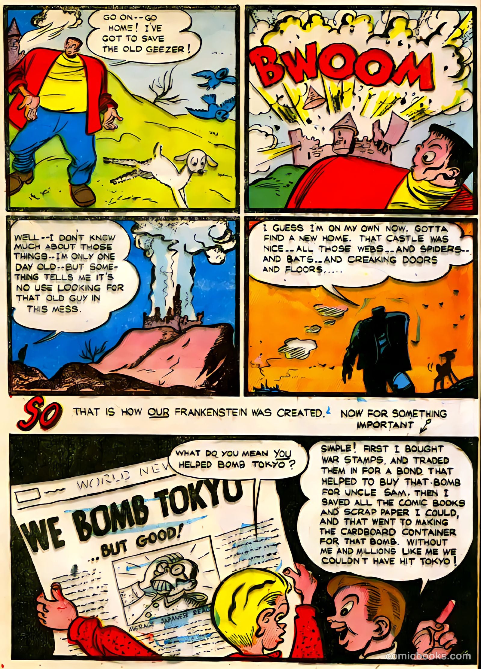 Frankenstein #1 (1945) — page 16 of 44