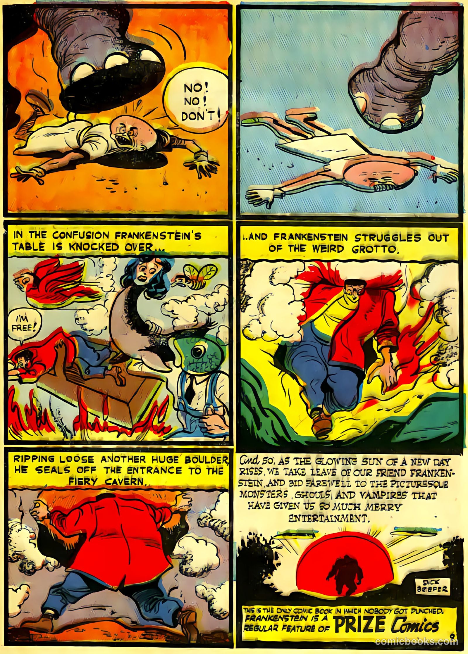 Frankenstein #1 (1945) — page 44 of 44