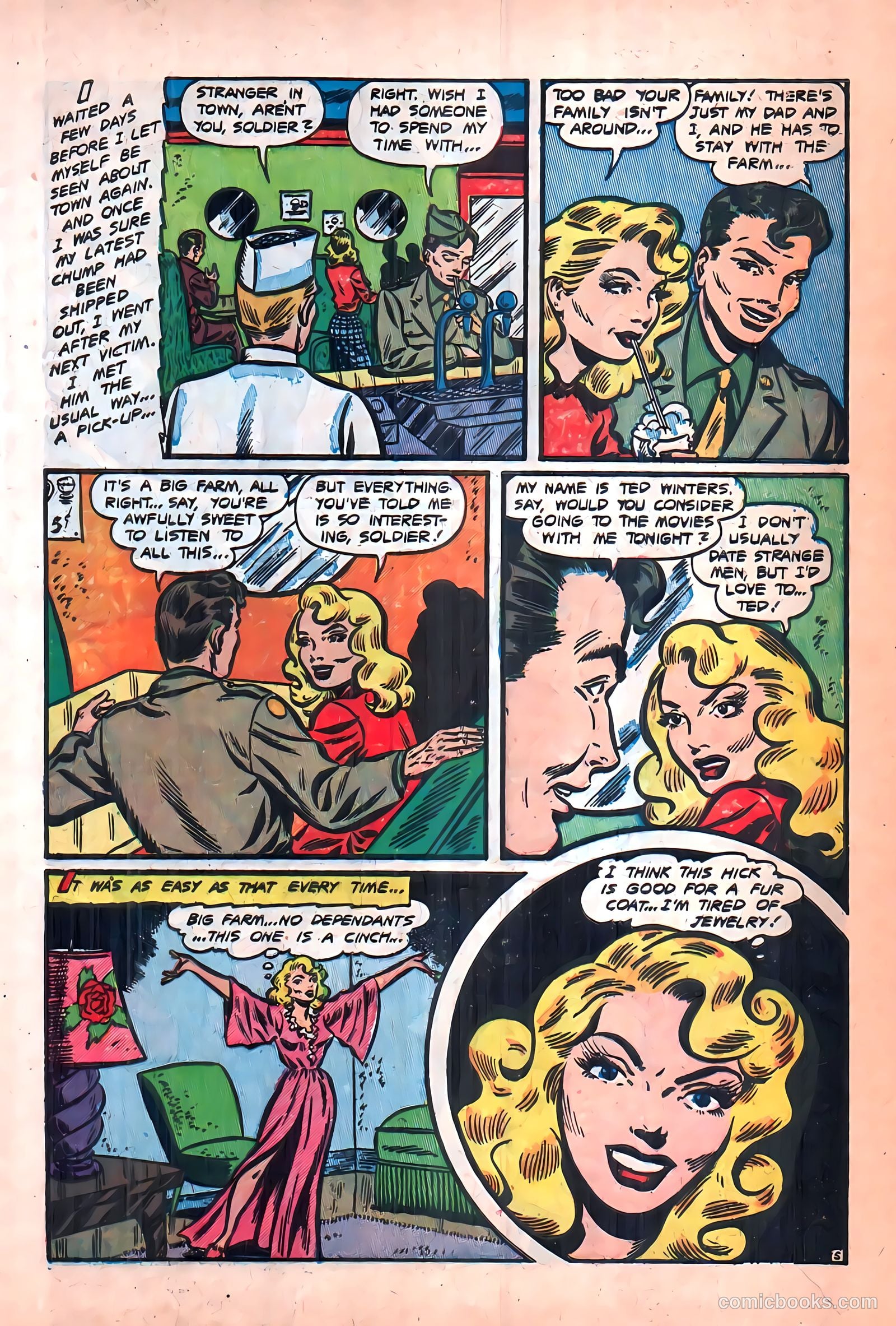 All True Romance #9 (1953) — page 7 of 36