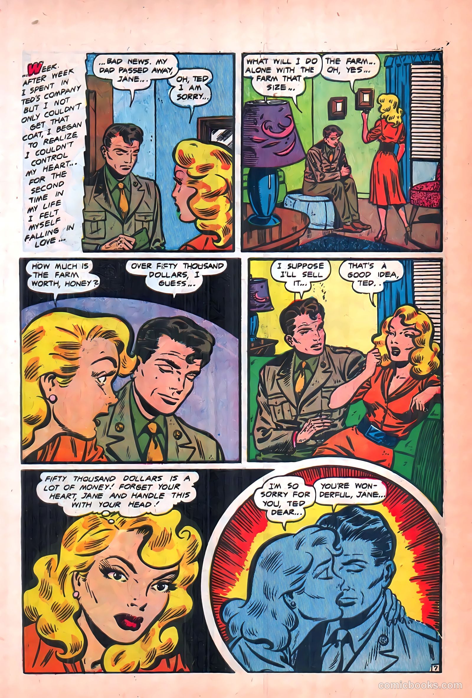 All True Romance #9 (1953) — page 9 of 36