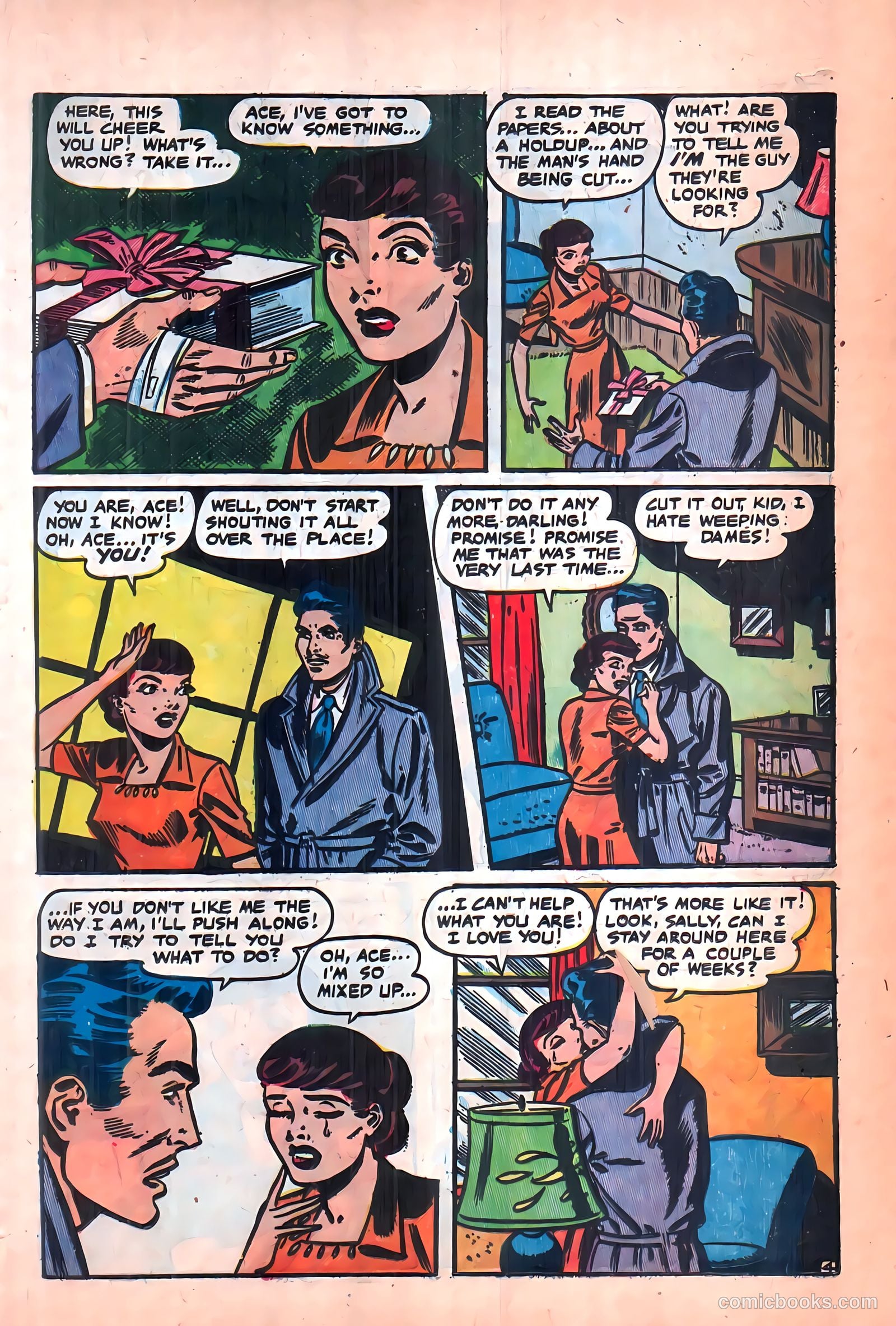 All True Romance #9 (1953) — page 15 of 36