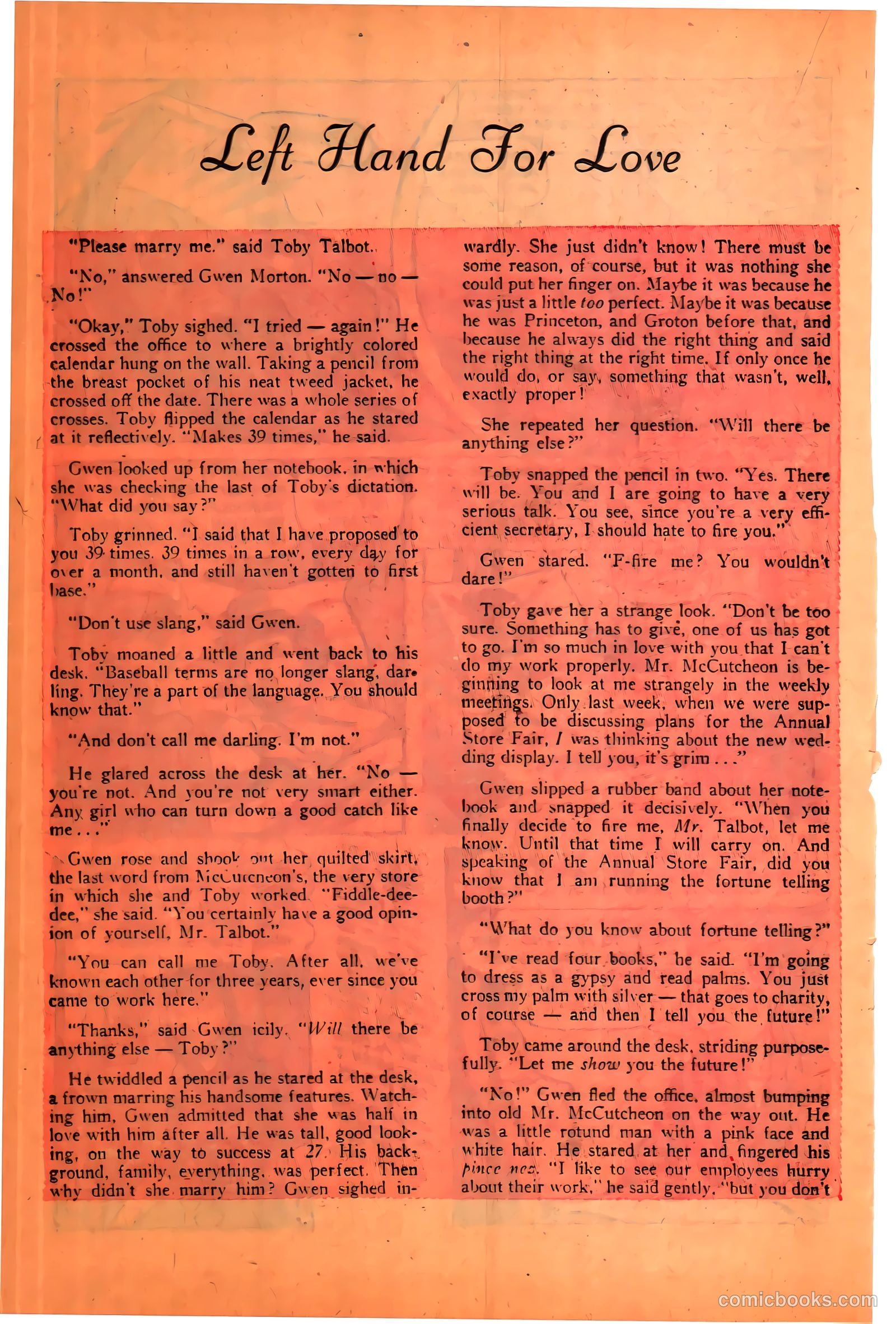 All True Romance #9 (1953) — page 18 of 36