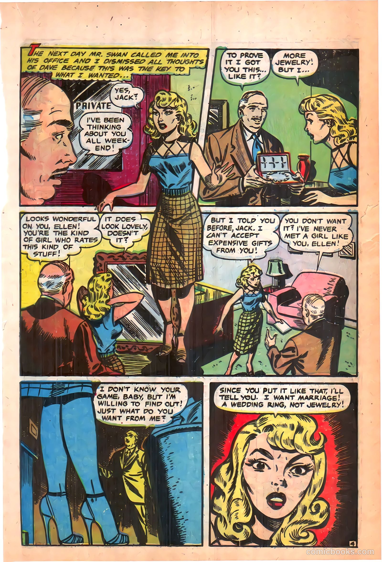 All True Romance #9 (1953) — page 23 of 36