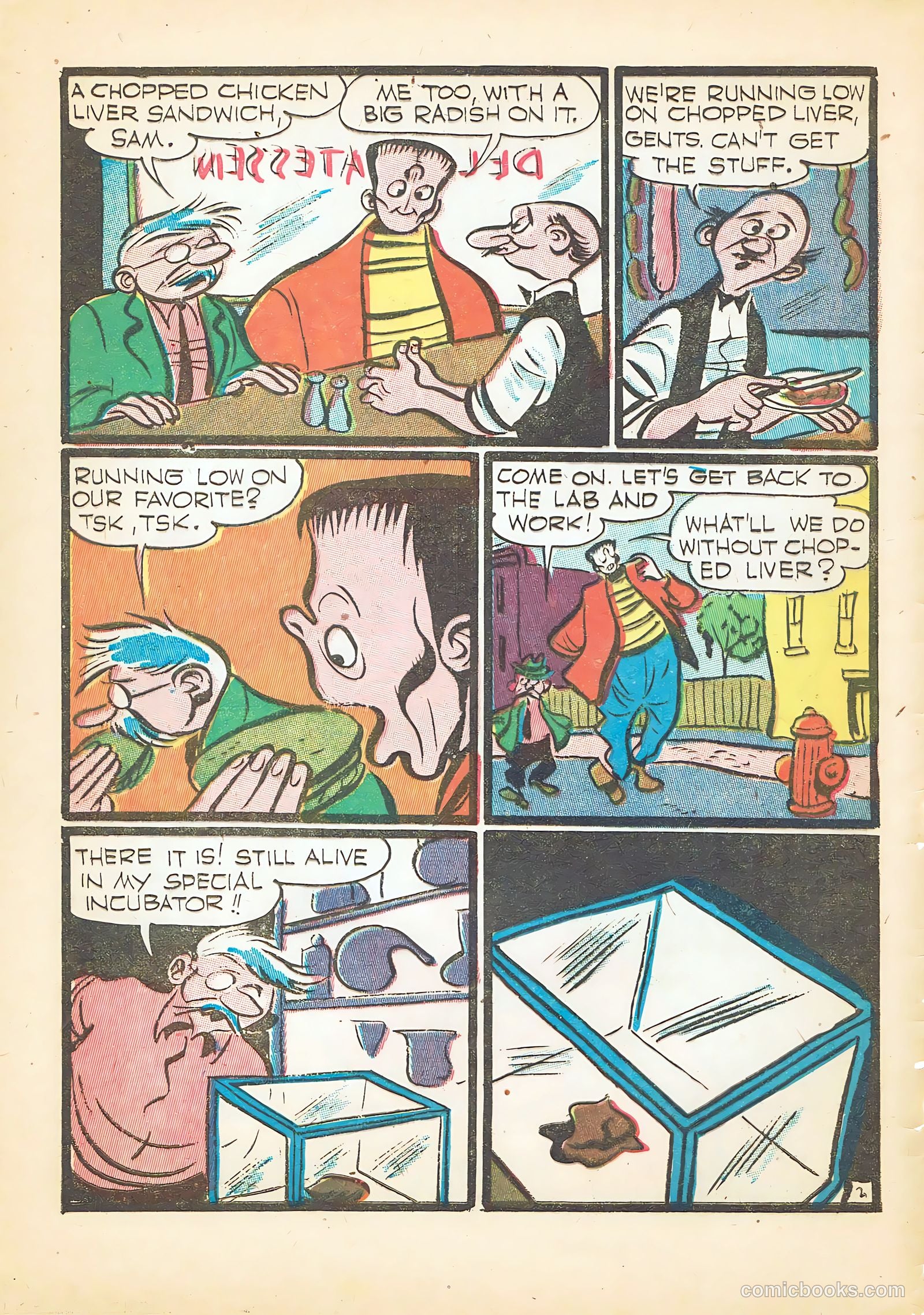 Frankenstein #10 (1947) — page 4 of 52