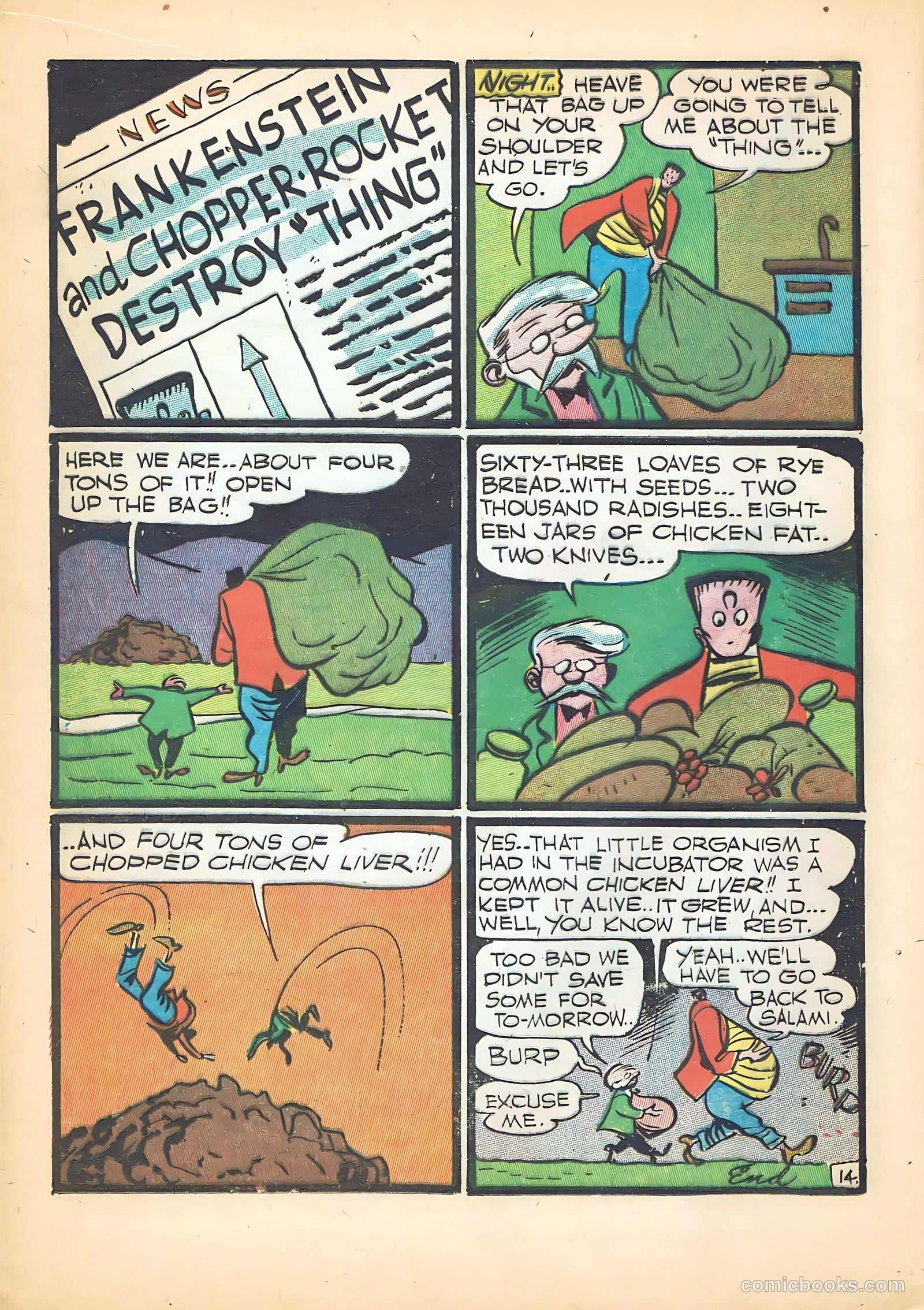 Frankenstein #10 (1947) — page 16 of 52
