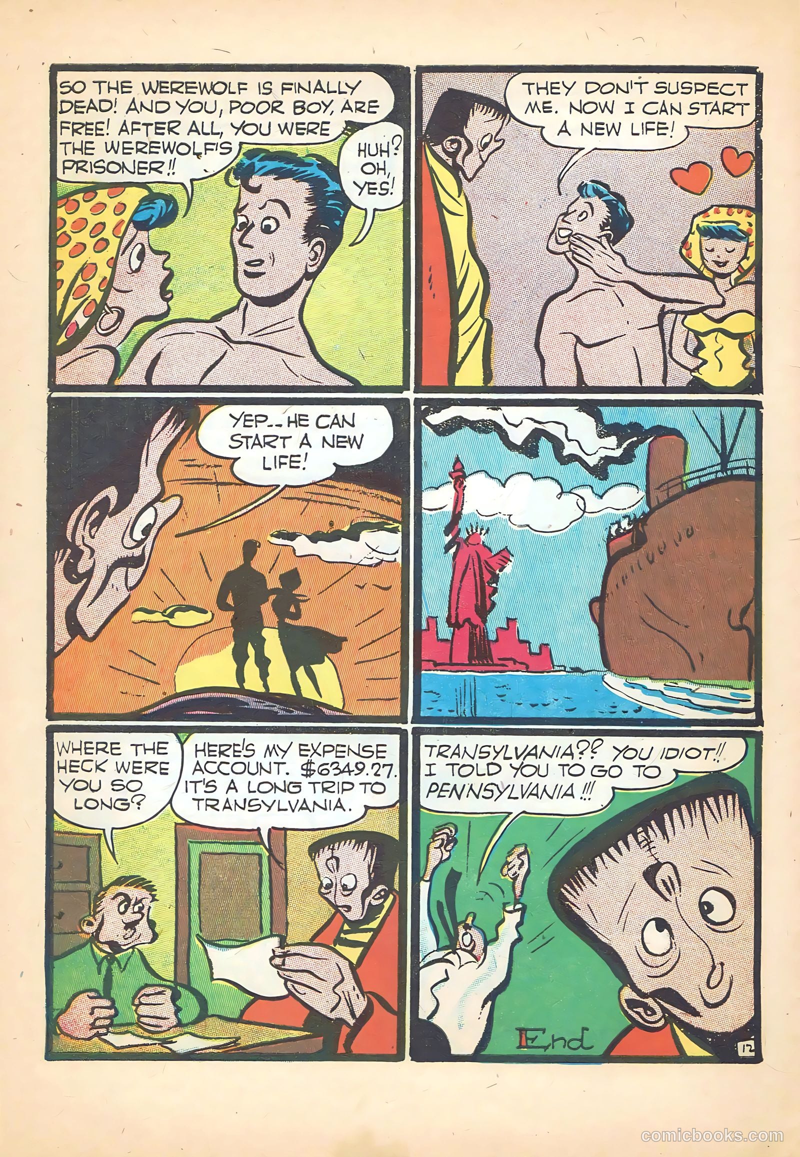 Frankenstein #10 (1947) — page 48 of 52