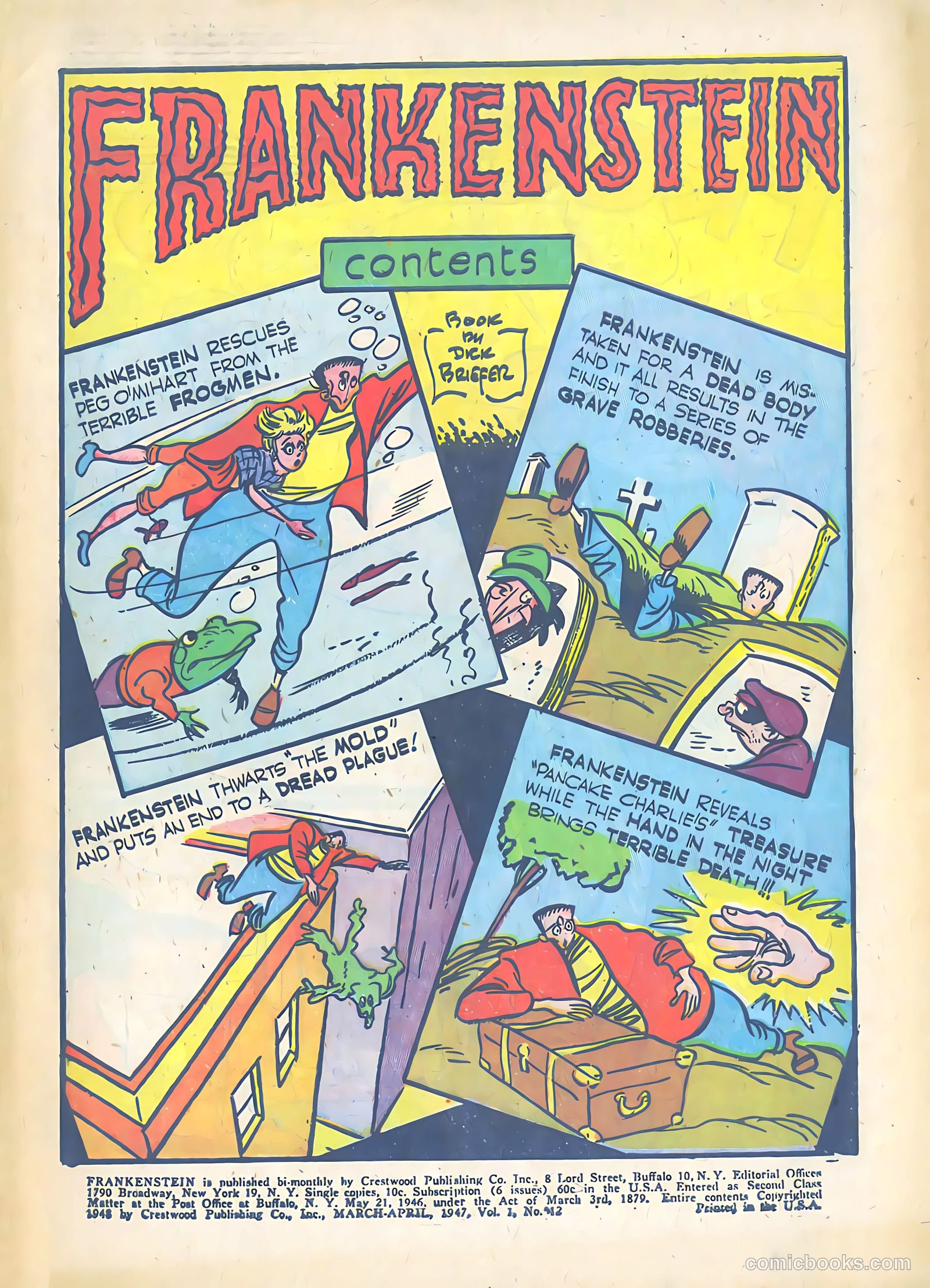 Frankenstein #12 (1948) — page 2 of 49
