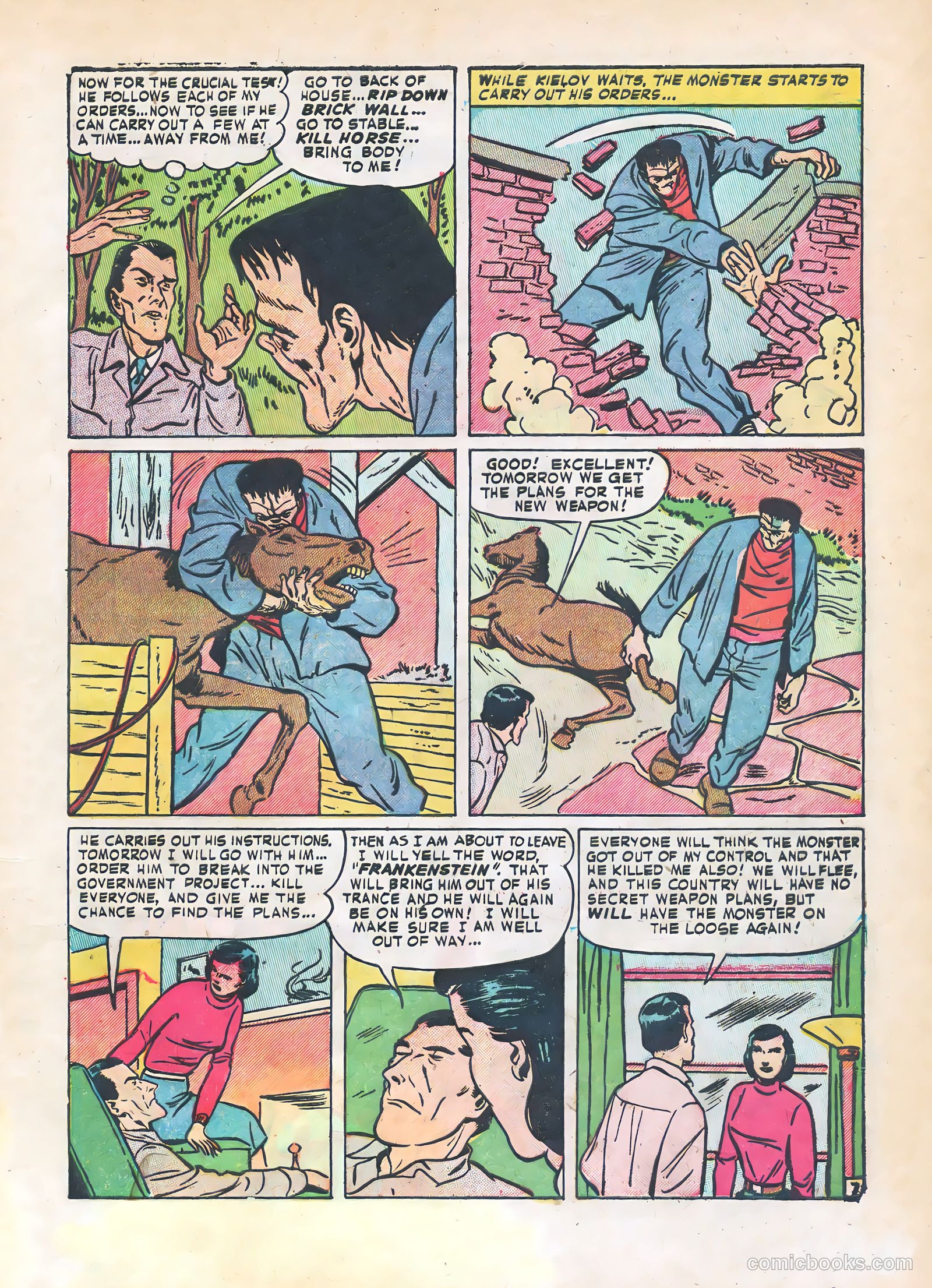 Frankenstein #19 (1980) — page 8 of 34
