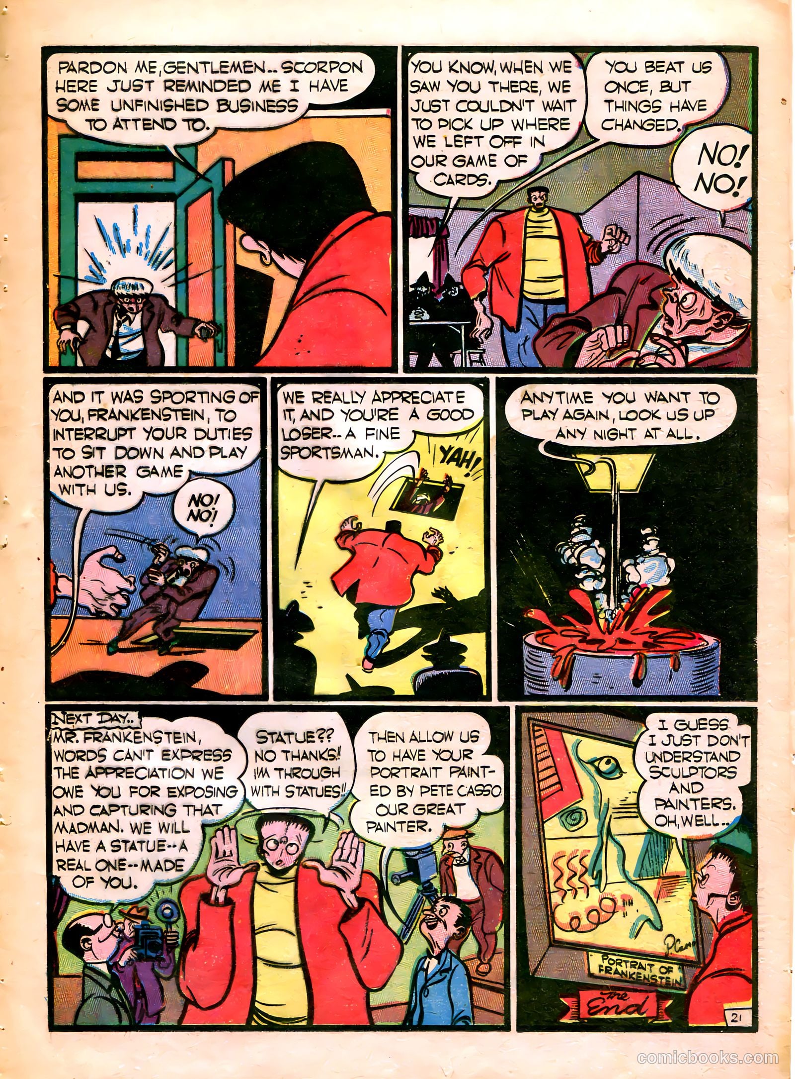 Frankenstein #2 (1945) — page 23 of 52