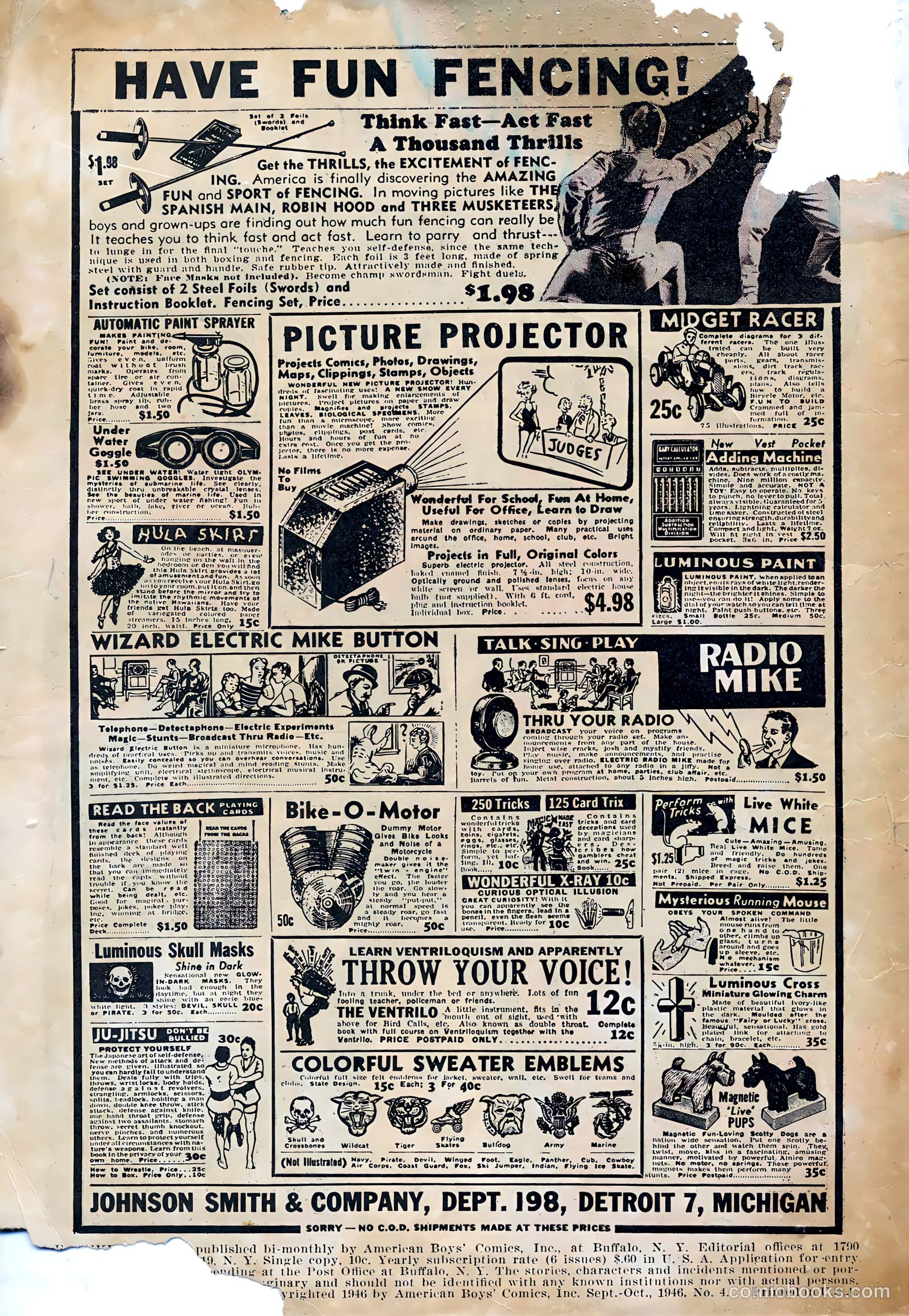 Frankenstein #4 (1946) — page 3 of 53