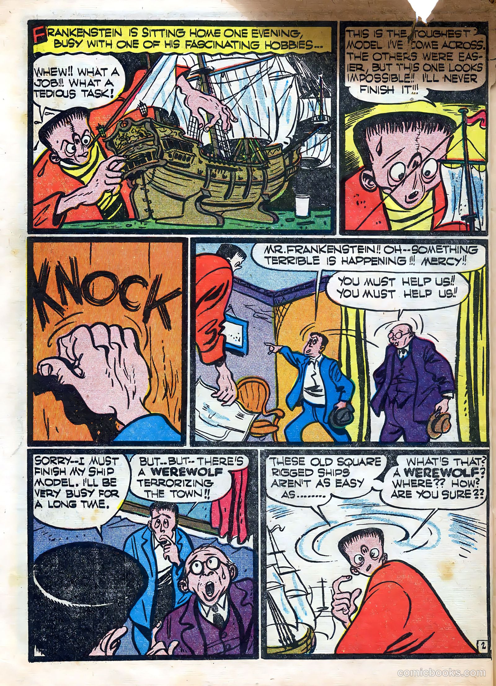 Frankenstein #4 (1946) — page 15 of 53