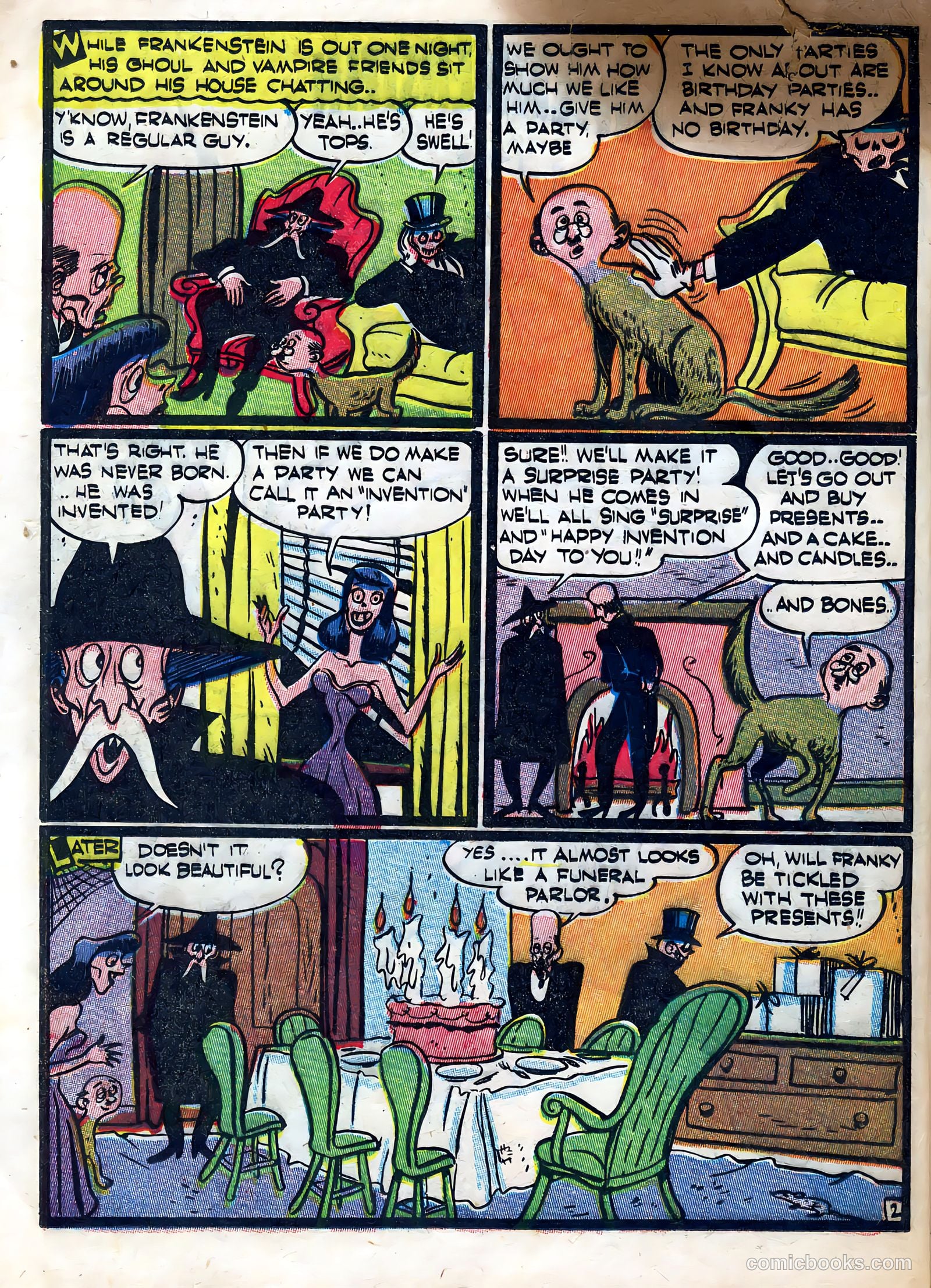 Frankenstein #4 (1946) — page 35 of 53