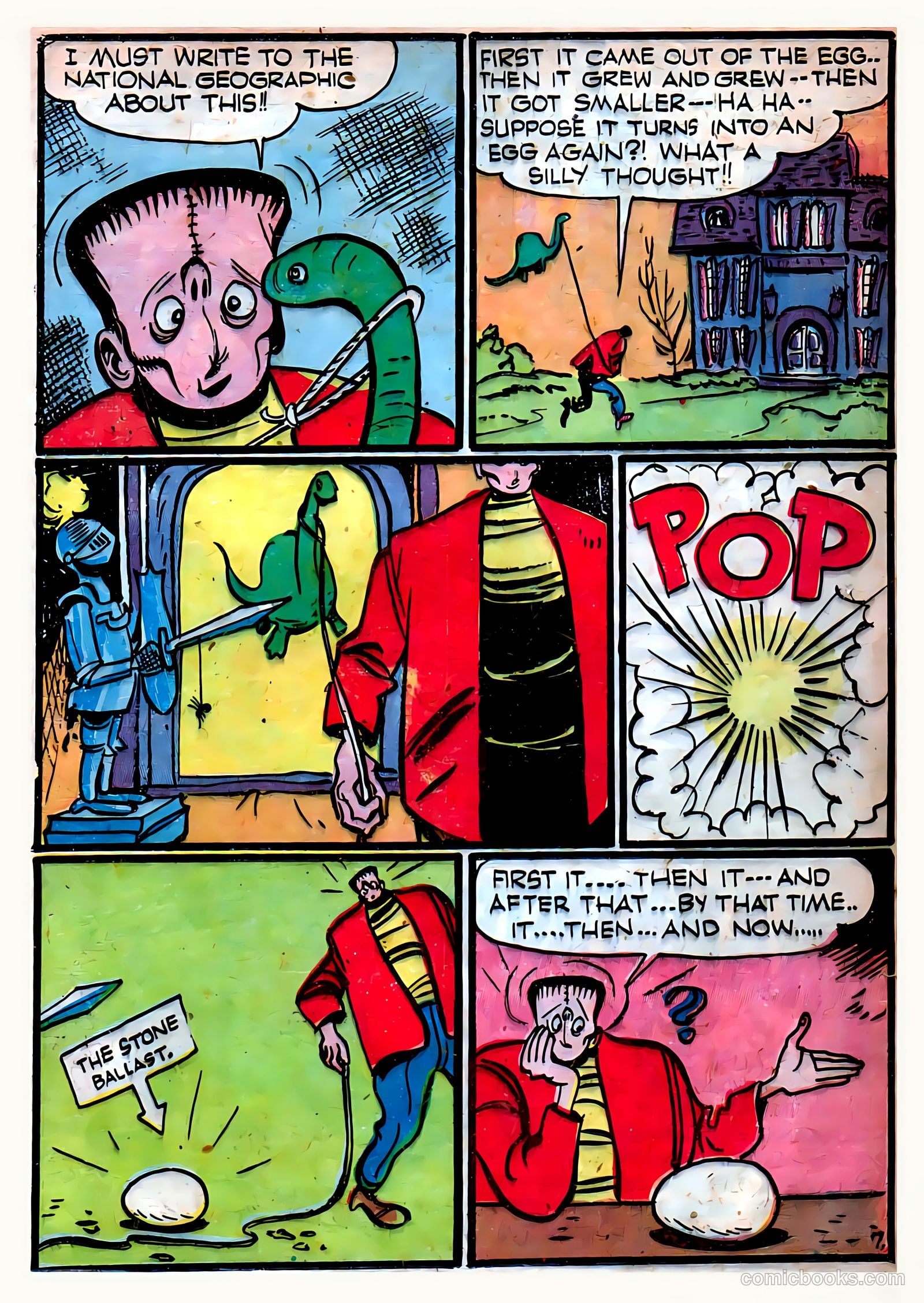 Frankenstein #5 (1946) — page 32 of 44