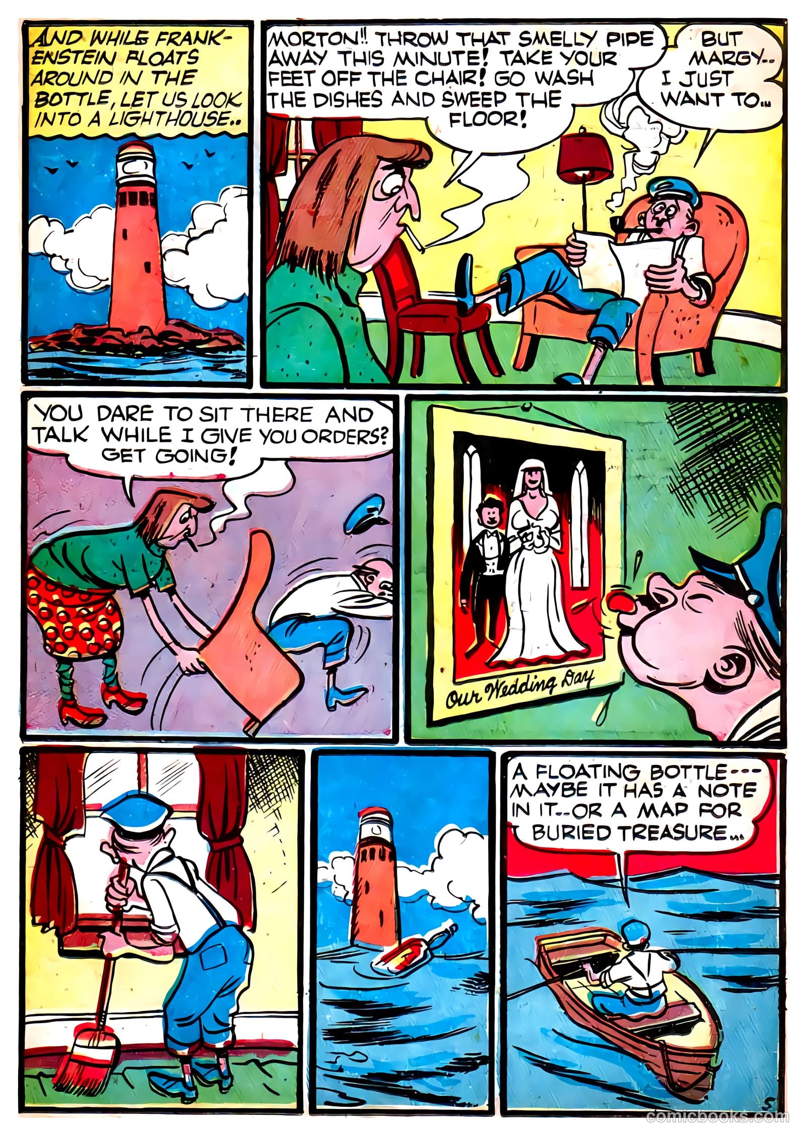 Frankenstein #5 (1946) — page 38 of 44