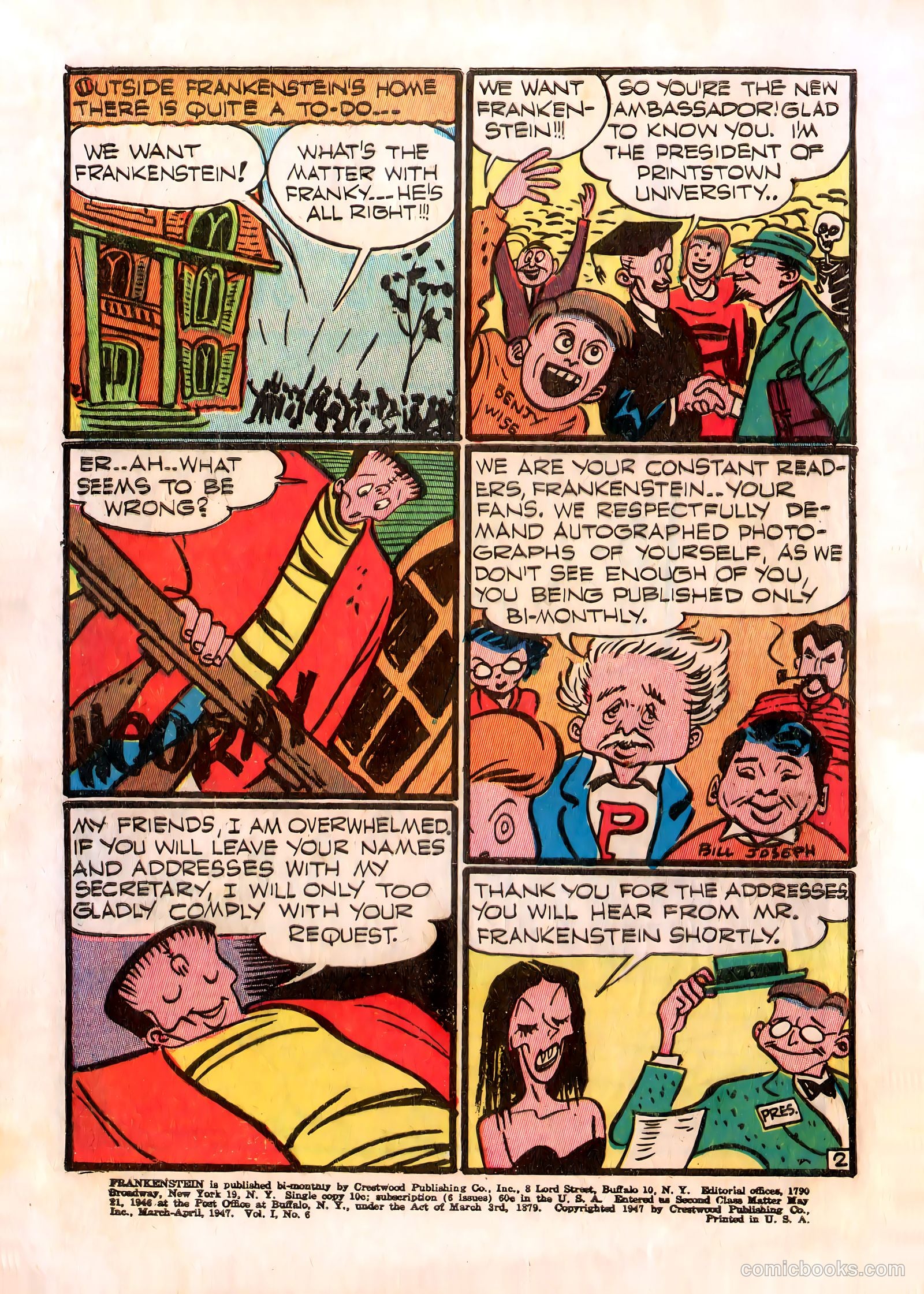 Frankenstein #6 (1947) — page 4 of 51