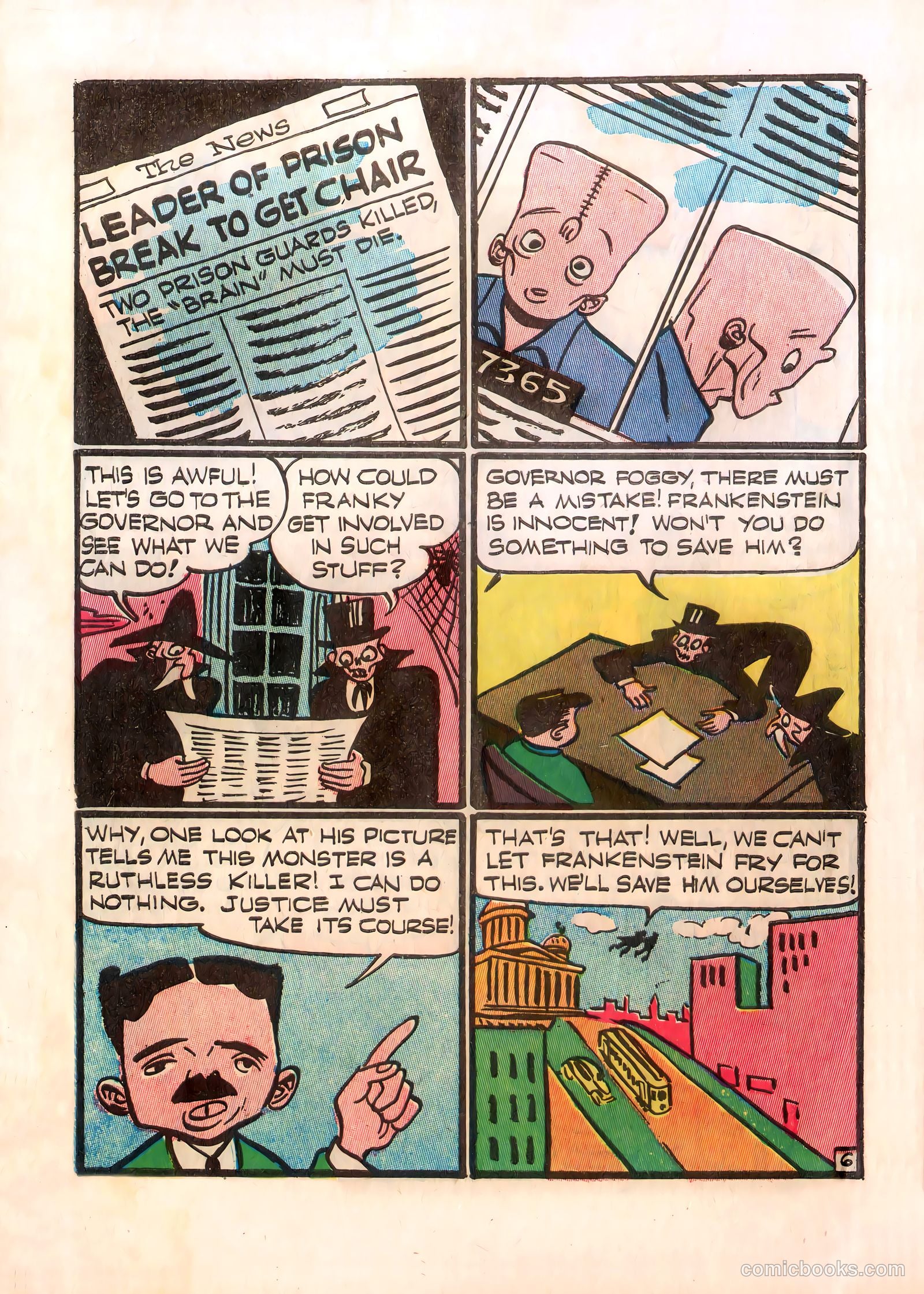 Frankenstein #6 (1947) — page 8 of 51