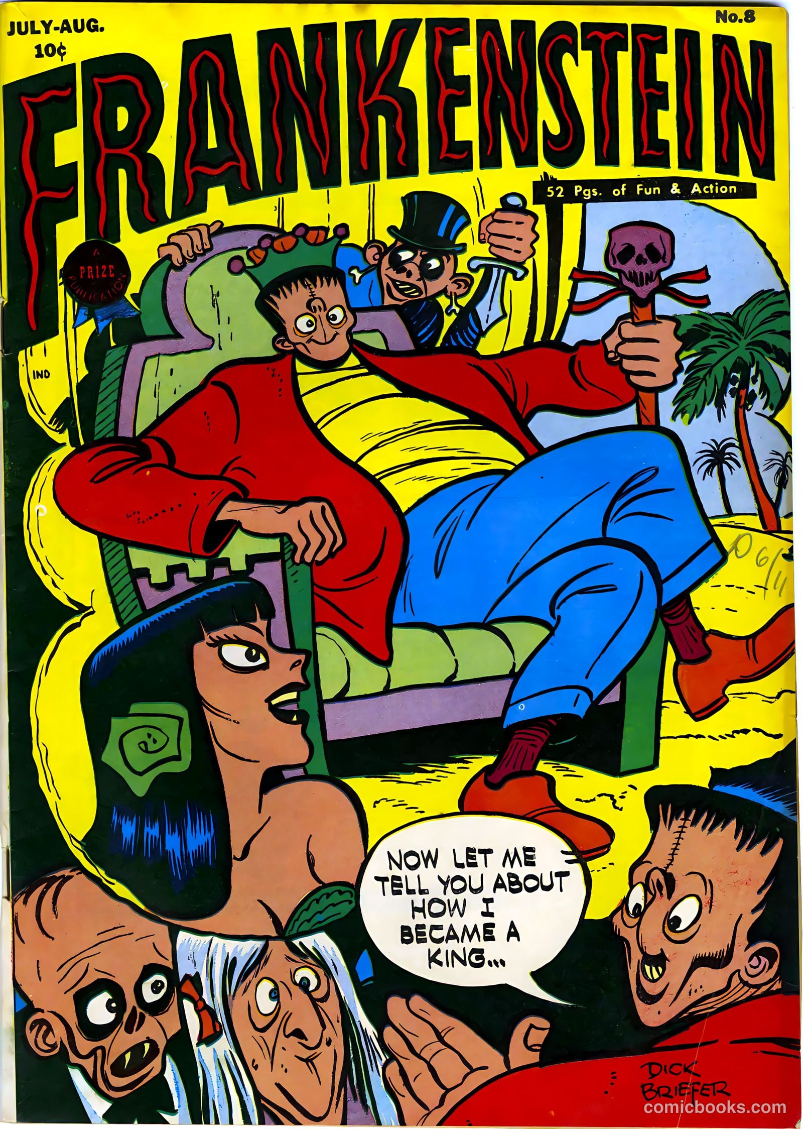 Frankenstein #8 (1947) — page 2 of 54