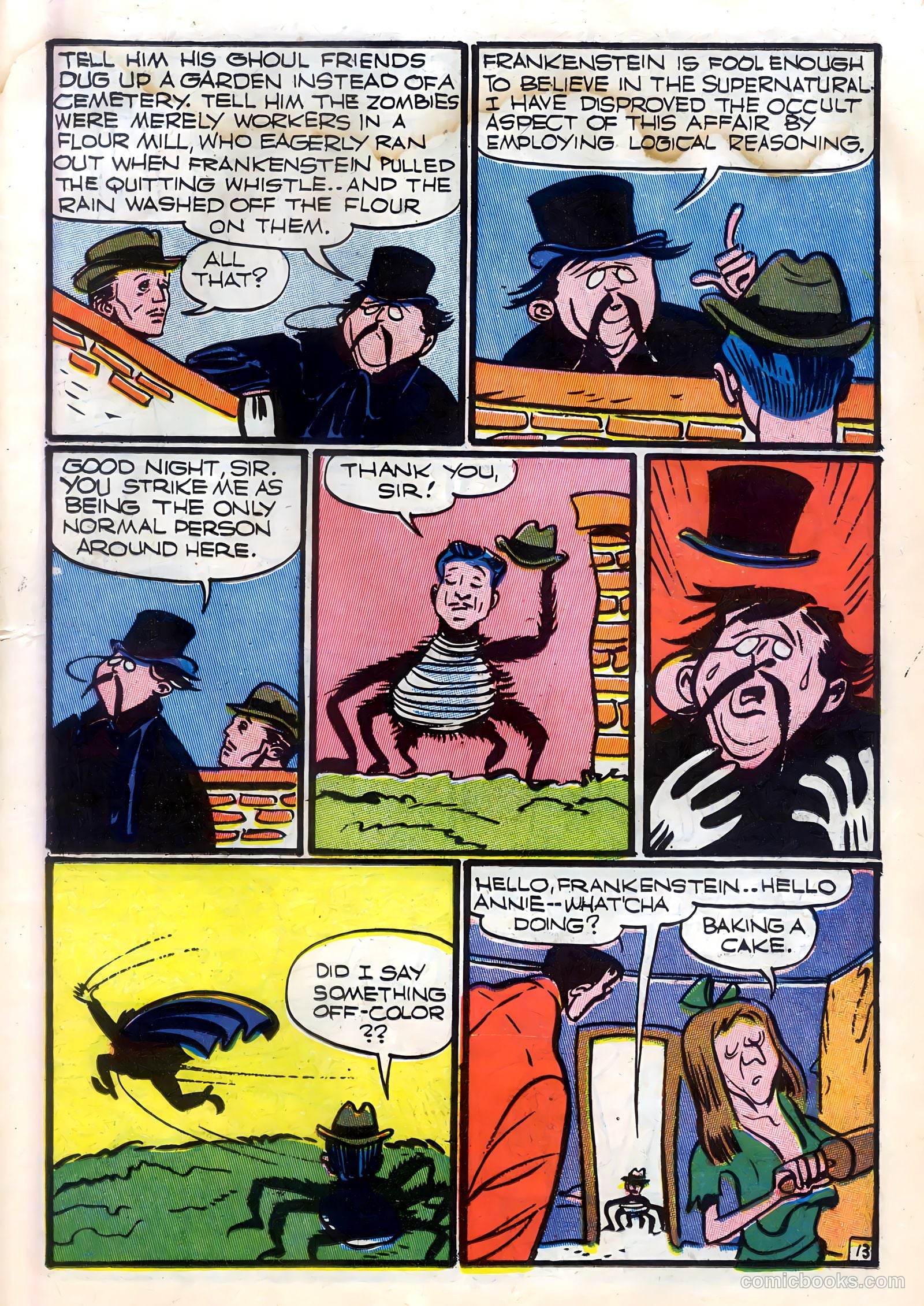 Frankenstein #8 (1947) — page 16 of 54
