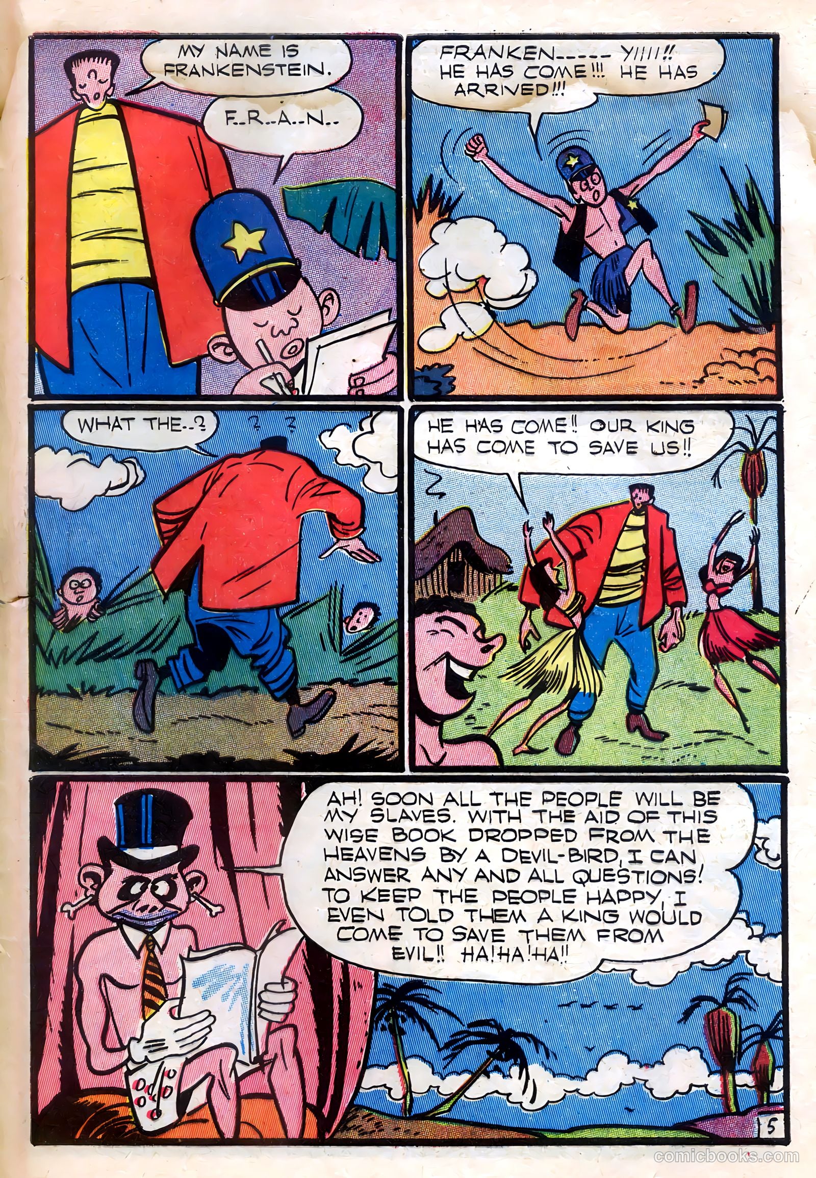 Frankenstein #8 (1947) — page 44 of 54