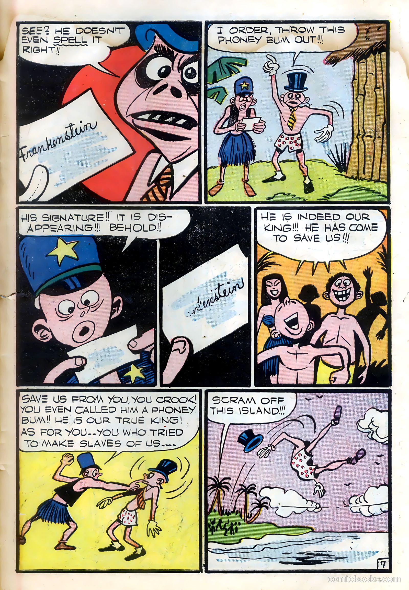 Frankenstein #8 (1947) — page 46 of 54