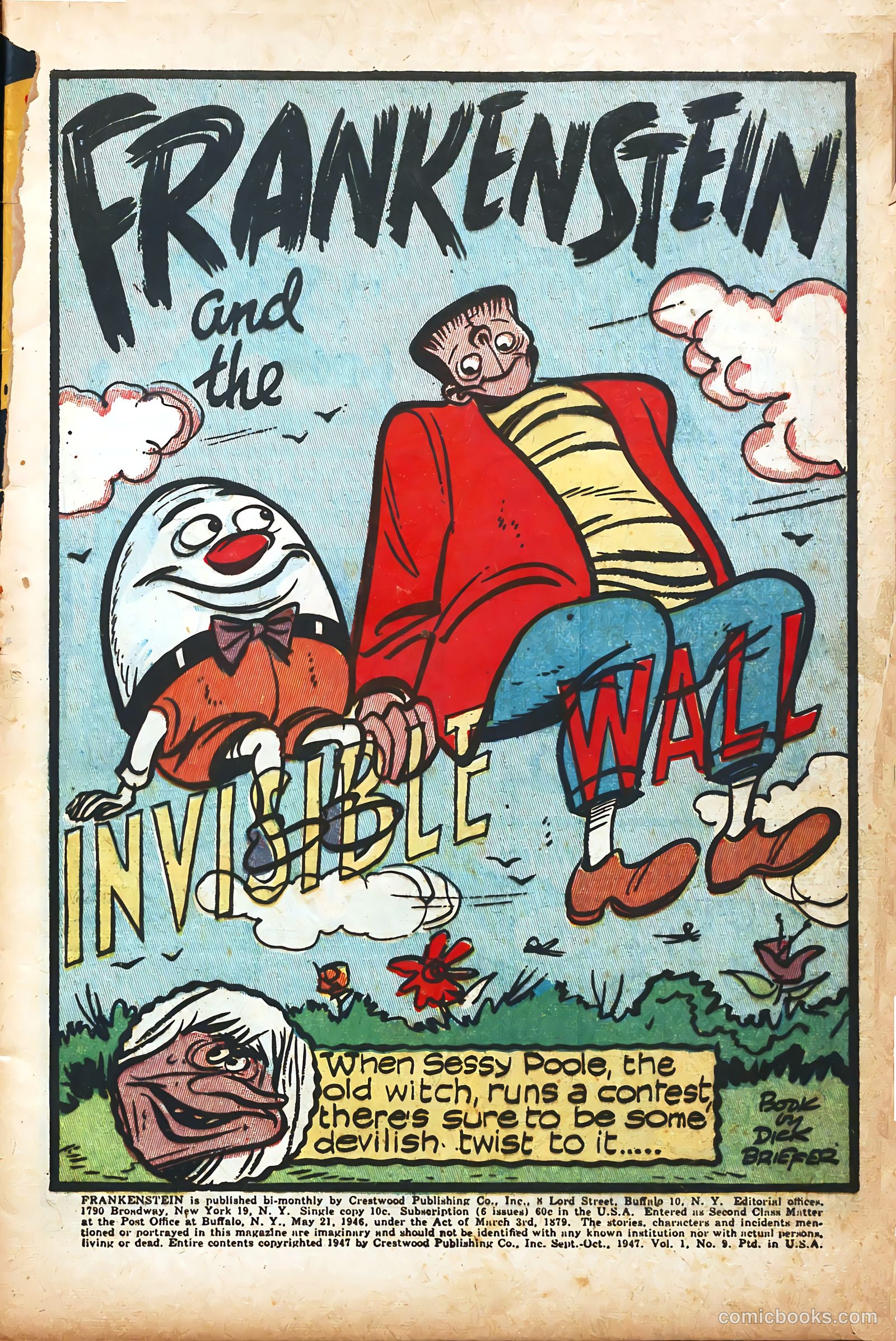 Frankenstein #9 (1947) — page 3 of 52