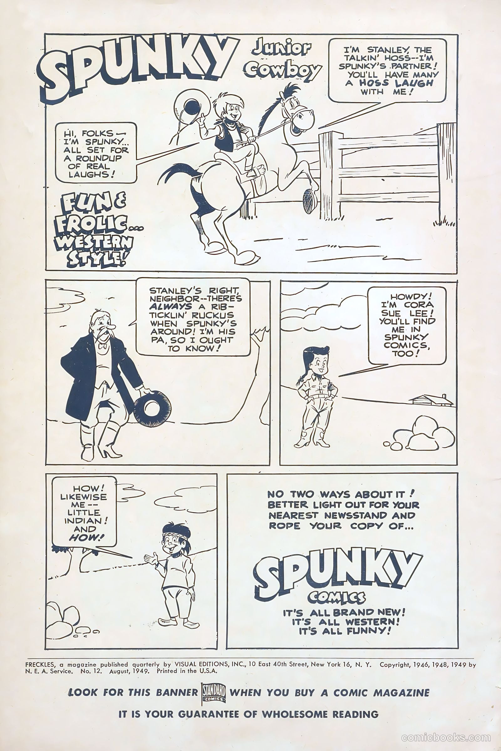 Freckles #12 (1949) — page 2 of 36
