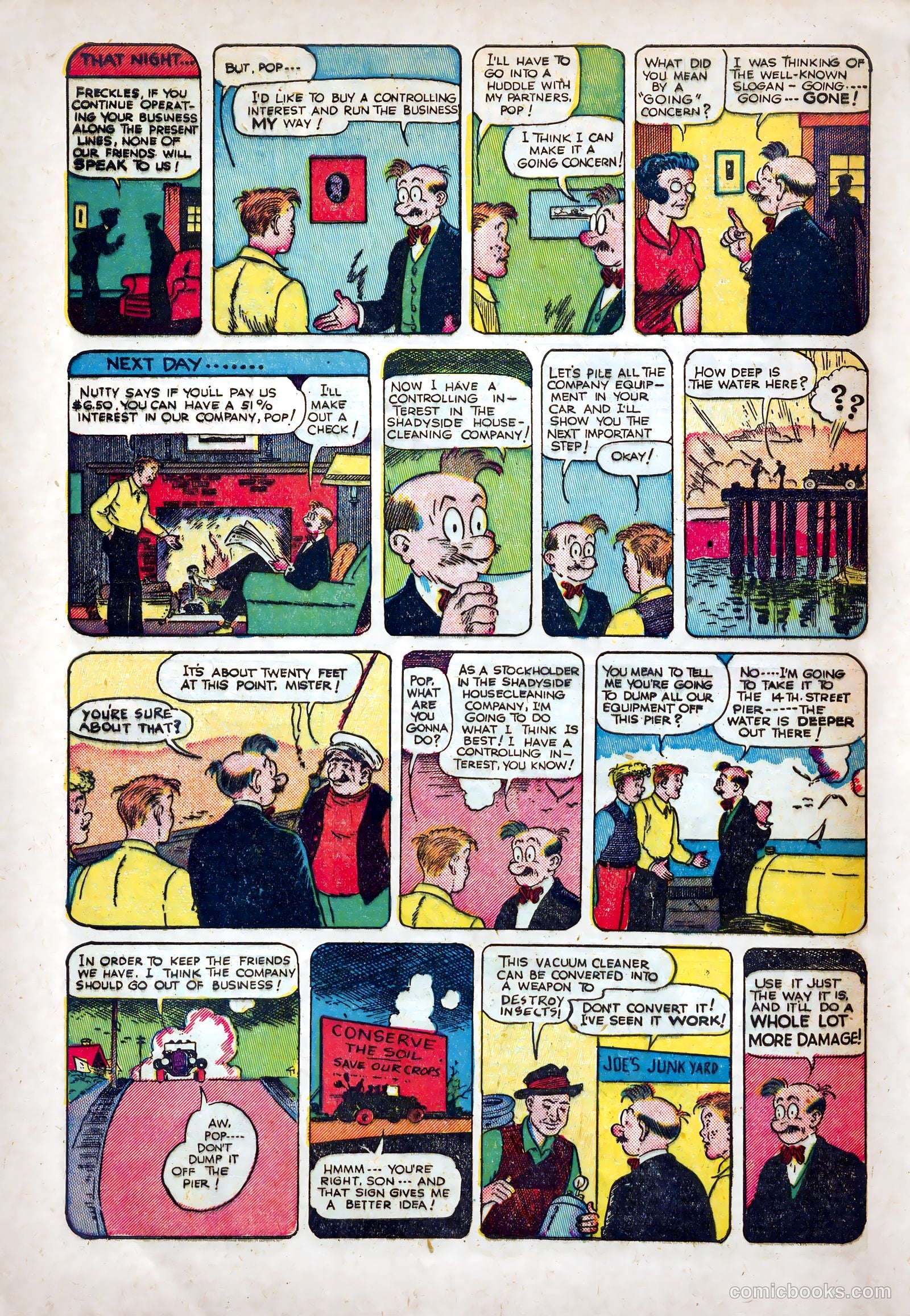 Freckles and His Friends #10 (1949) — page 32 of 36