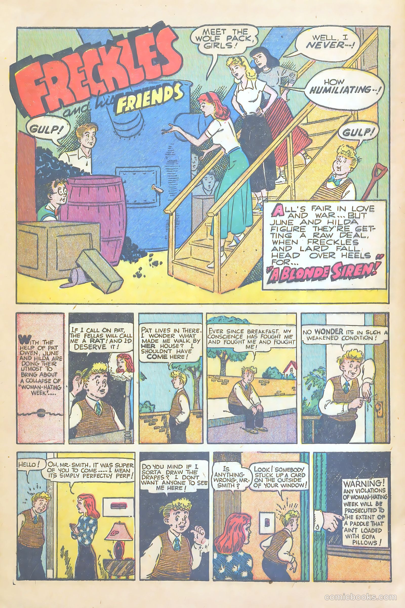 Freckles and His Friends #12 (1949) — page 8 of 36