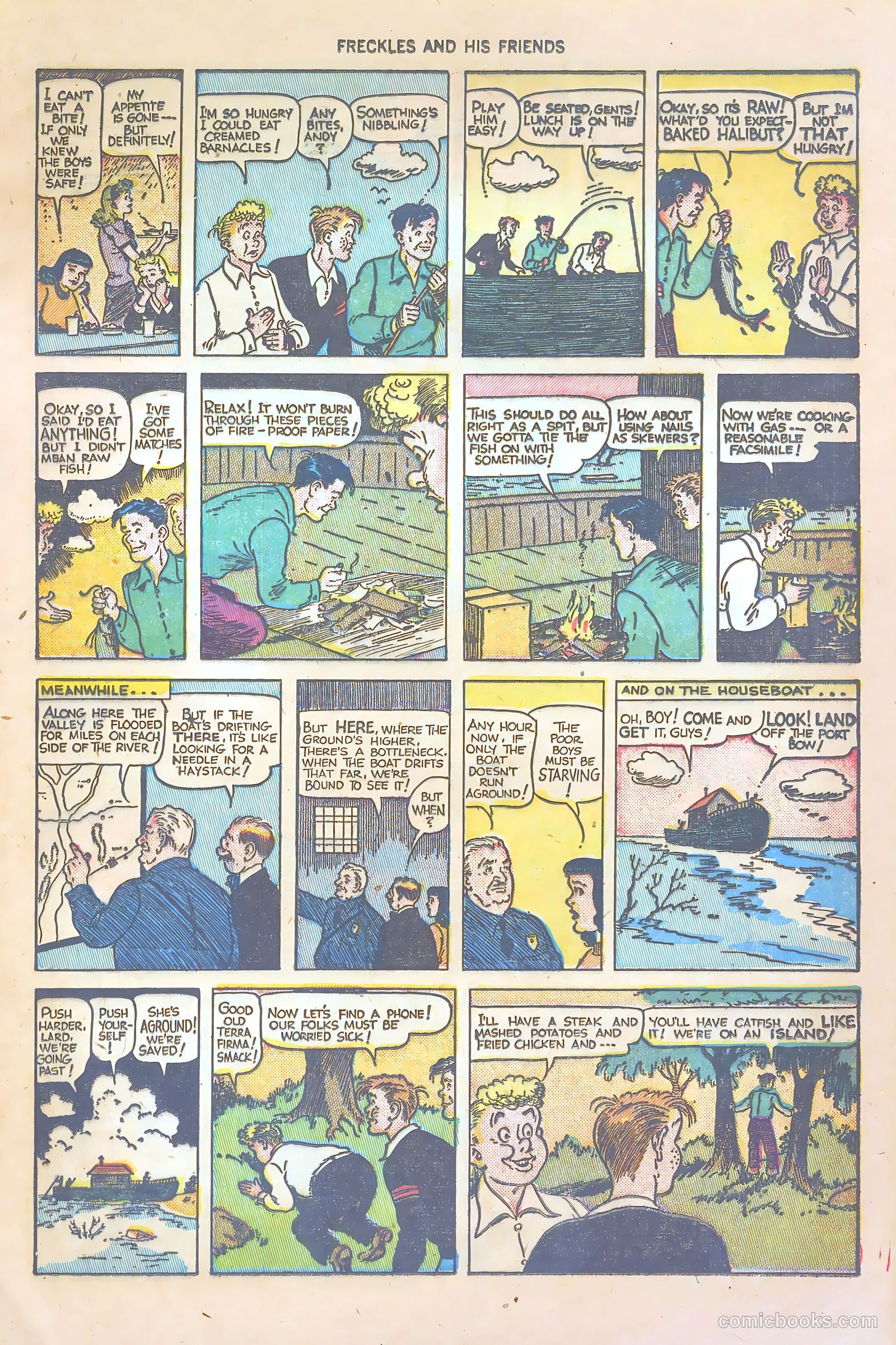 Freckles and His Friends #12 (1949) — page 17 of 36