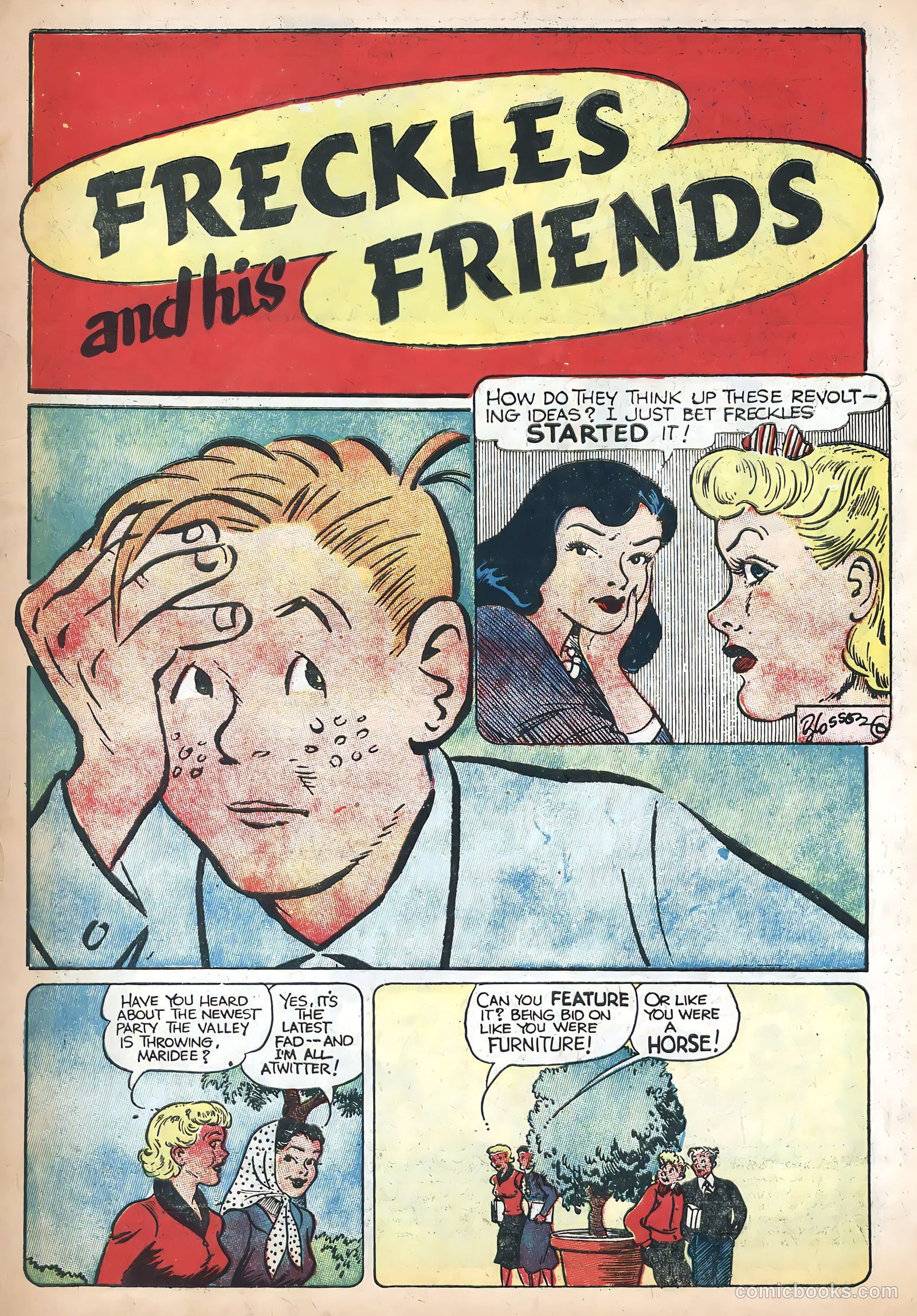 Freckles and His Friends #3 (1956) — page 3 of 36
